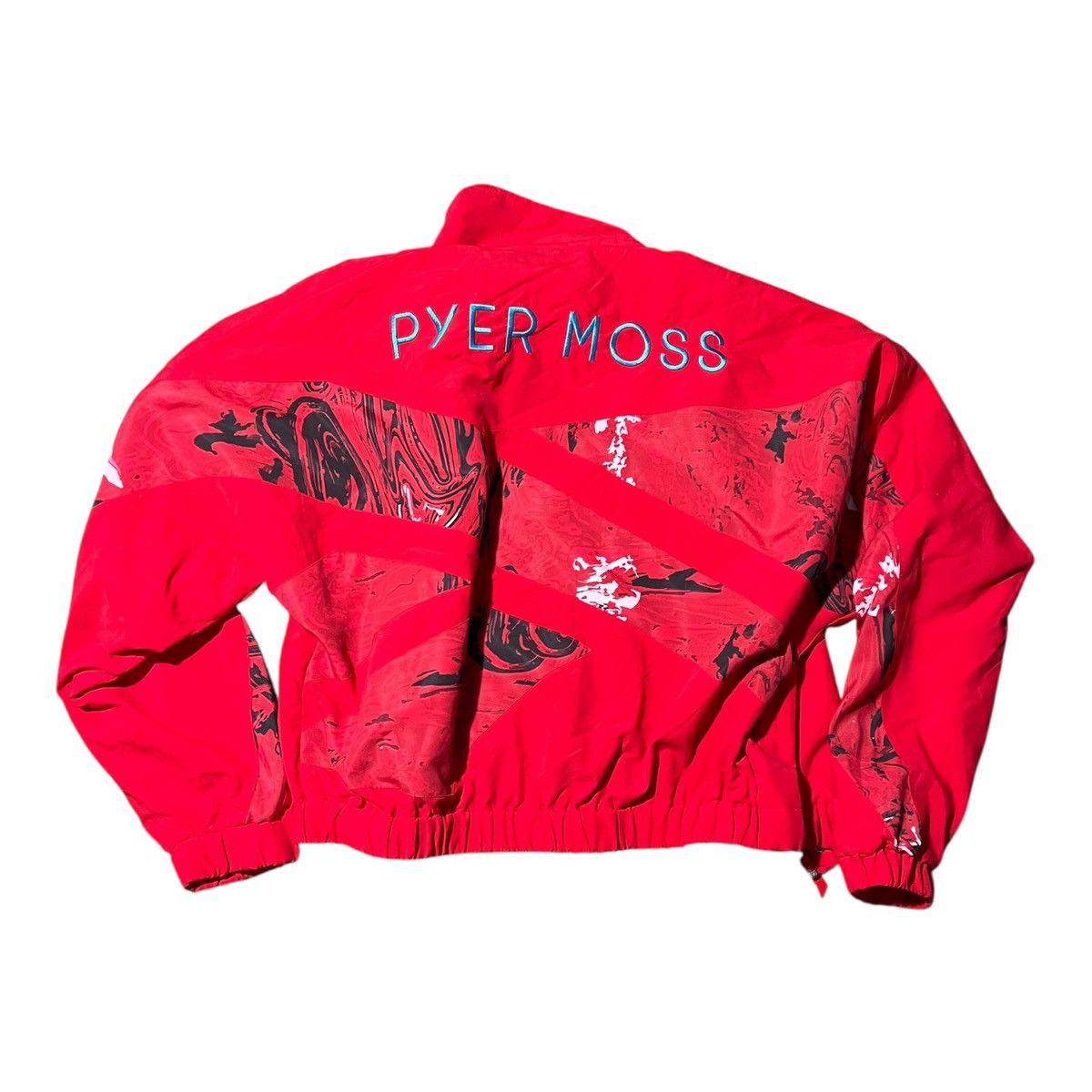 Pyer Moss × Reebok Pyer Moss x Reebok Red Windbreaker Jacket Sz S Size US S / EU 44-46 / 1 - 2 Thumbnail