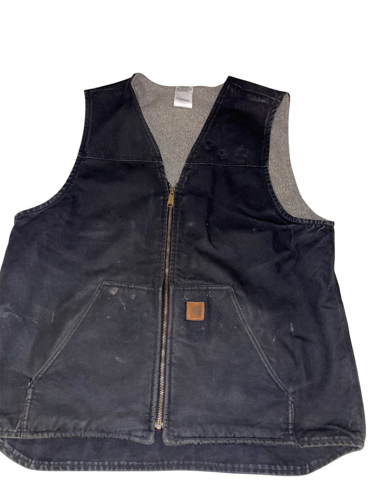 Carhartt Vintage Sherpa Lined Carhartt Vest Size US XL / EU 56 / 4 - 1 Thumbnail