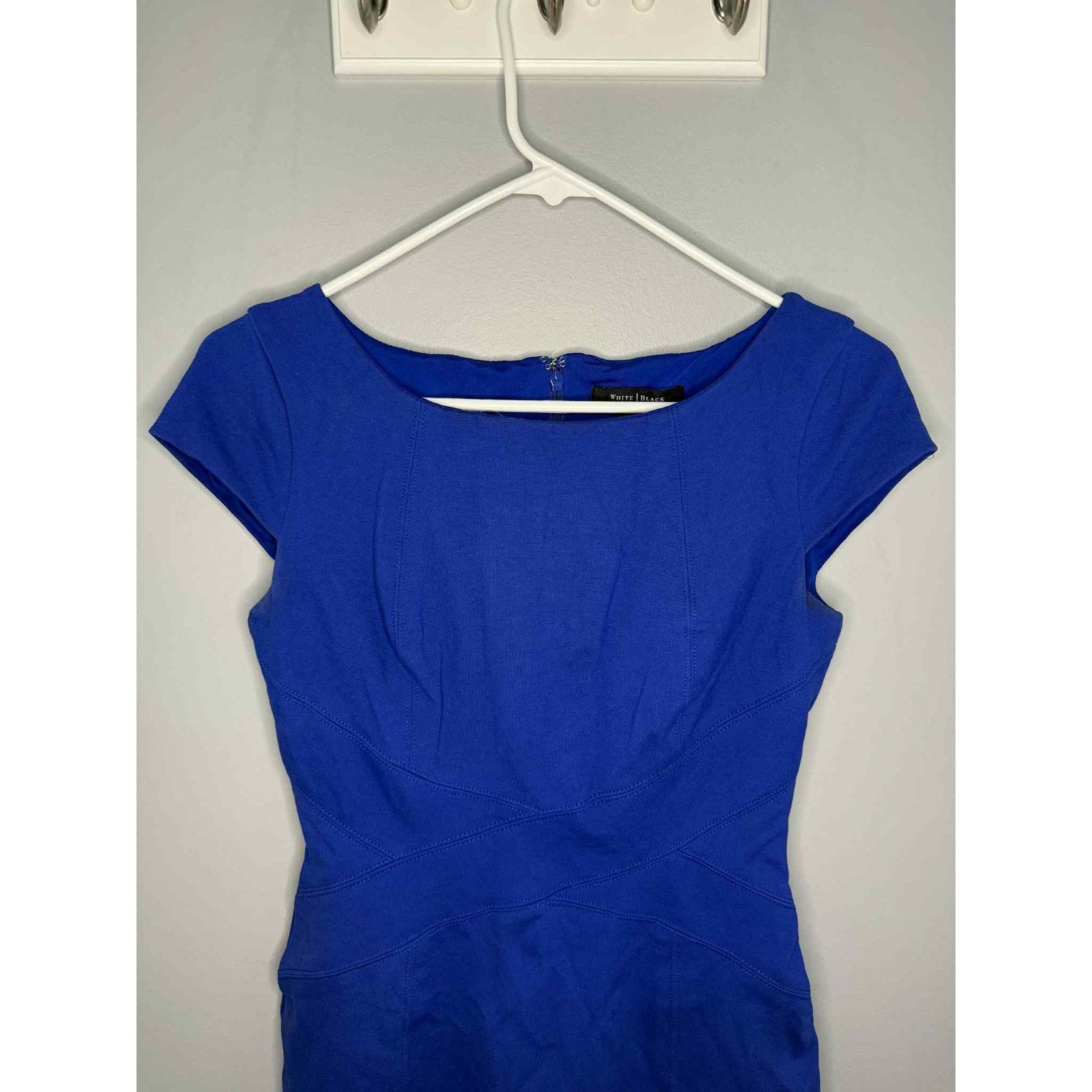 White House Black Market White House Black Market Sheath Dress Royal Blue Womens 0 Size XS / US 0-2 / IT 36-38 - 2 Thumbnail
