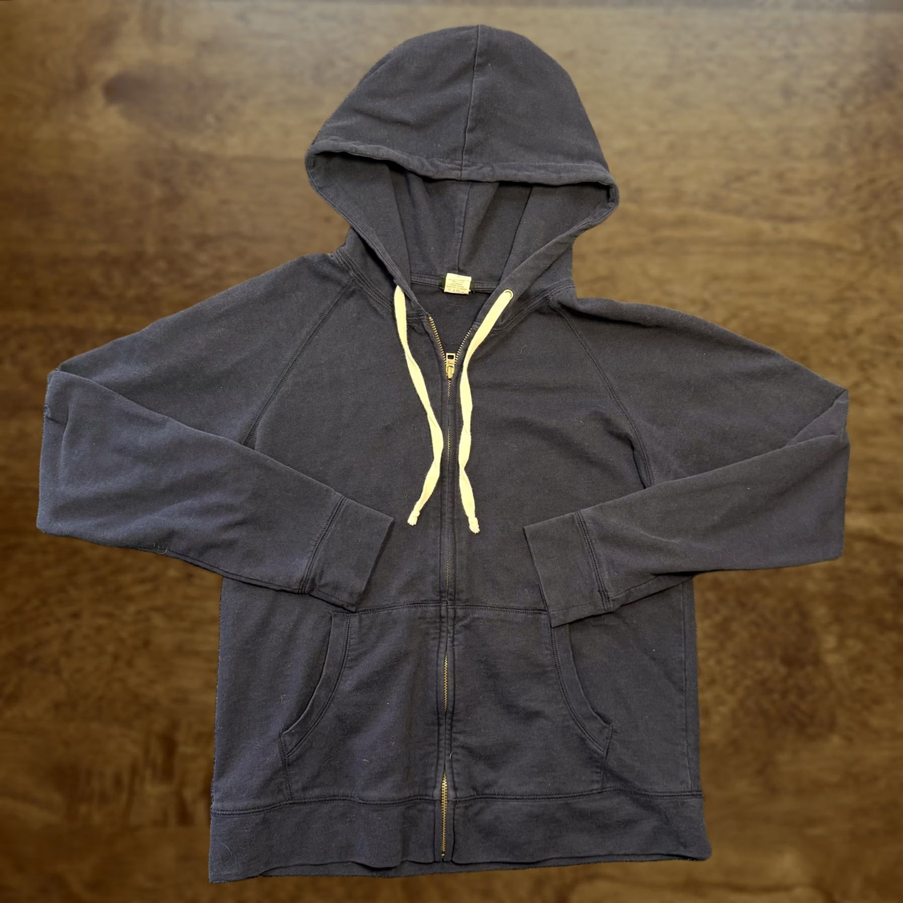 J.Crew J.Crew Hoodie Mens Medium Blue Fleece Full Zip Drawstring Pocket Sweatshirt Size US M / EU 48-50 / 2 - 1 Thumbnail