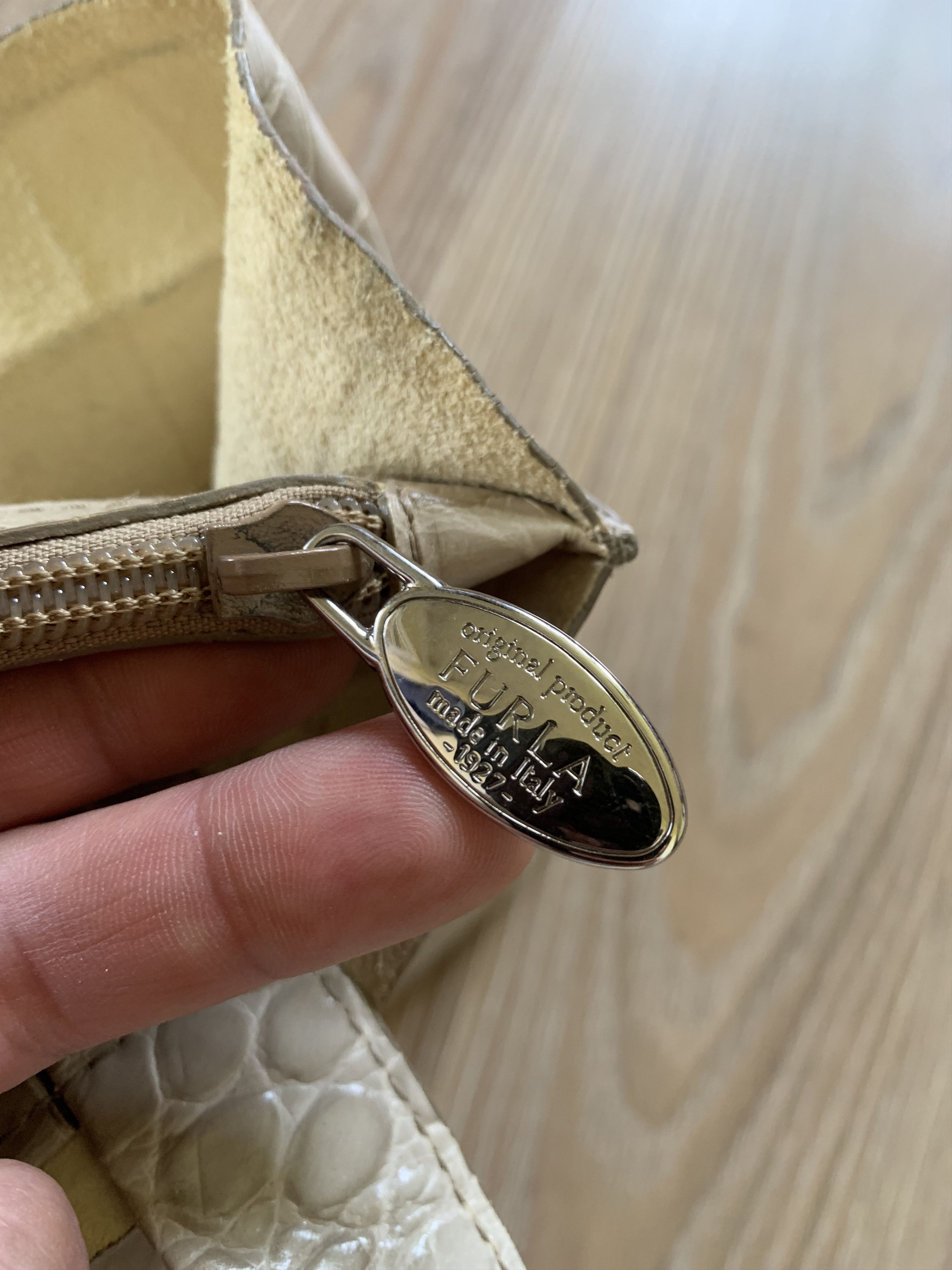 Furla Furla Redefined Crocodile Leather Hand Bag Size ONE SIZE - 8 Thumbnail