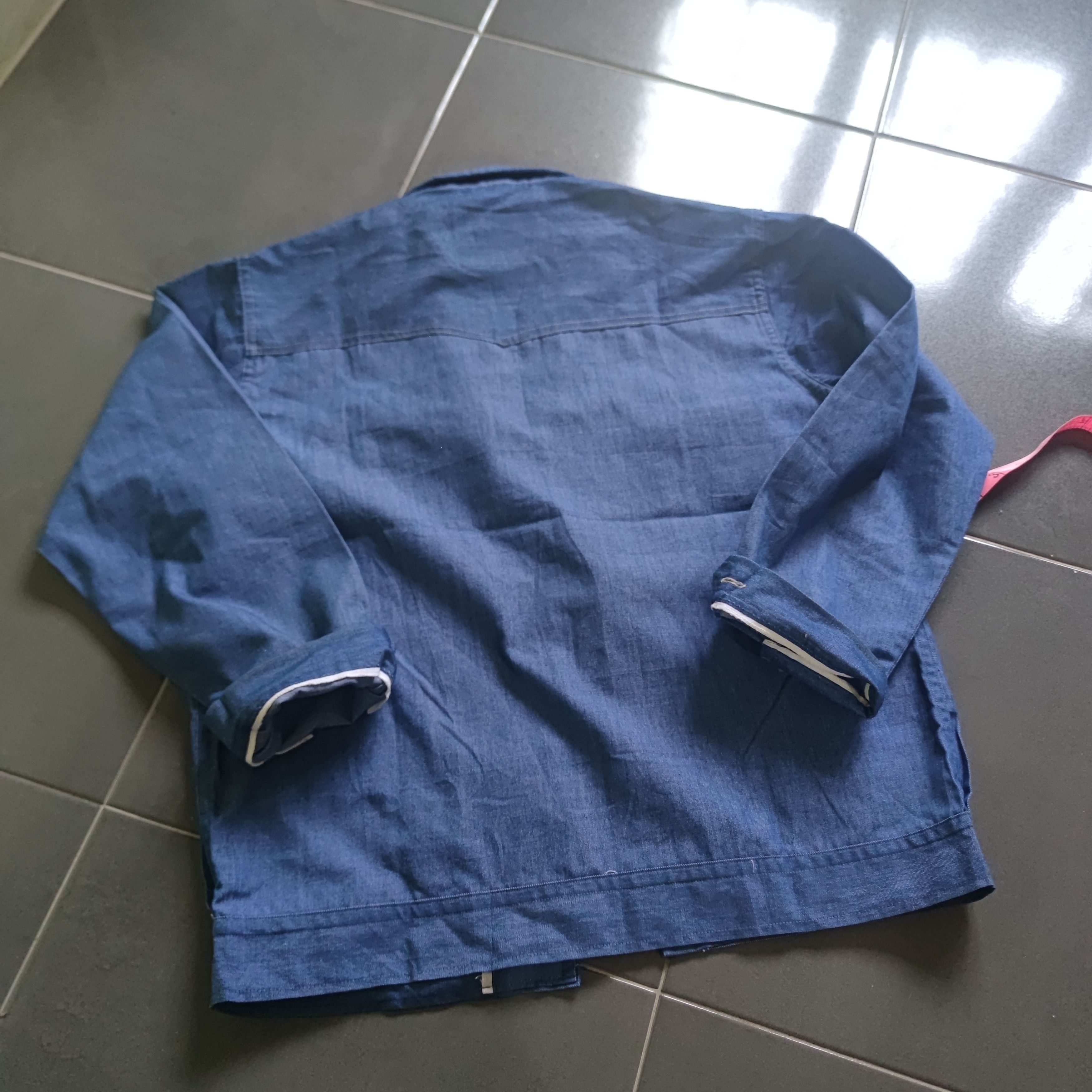 Vintage SUPER RARE VINTAGE CHAMBRAY SELVEDGE WORKER JACKET Size US M / EU 48-50 / 2 - 2 Thumbnail