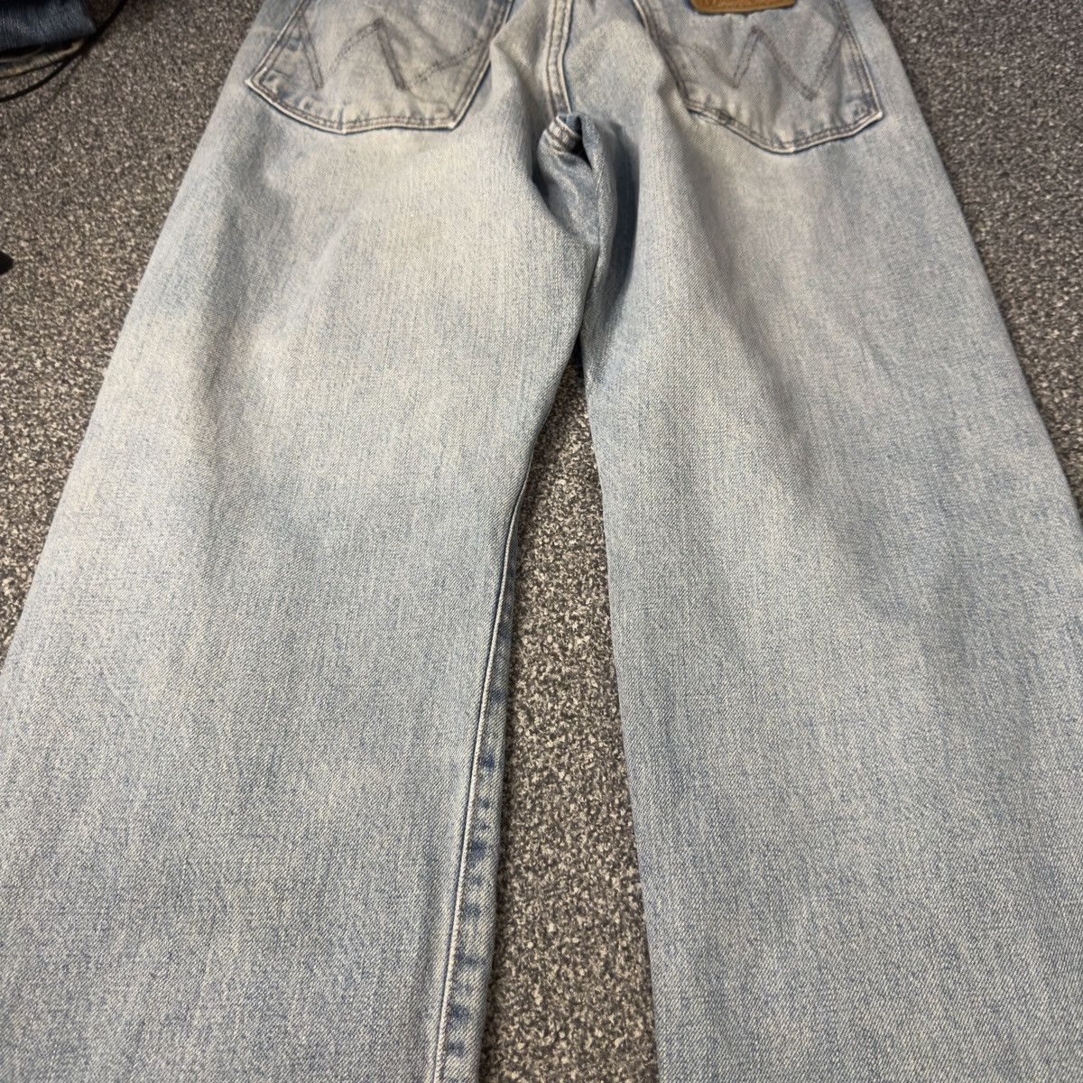 Denim & Co. Vintage 80s Selvedge Japanese Denim Wrangler Faded Wide Leg Size 28" / US 6 / IT 42 - 9 Thumbnail