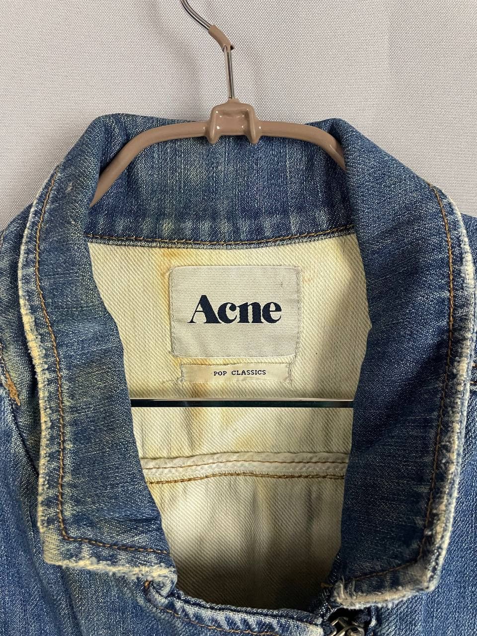Acne Studios Acne Studios Denim Jacket Pop Classic Size XS / US 0-2 / IT 36-38 - 11 Thumbnail