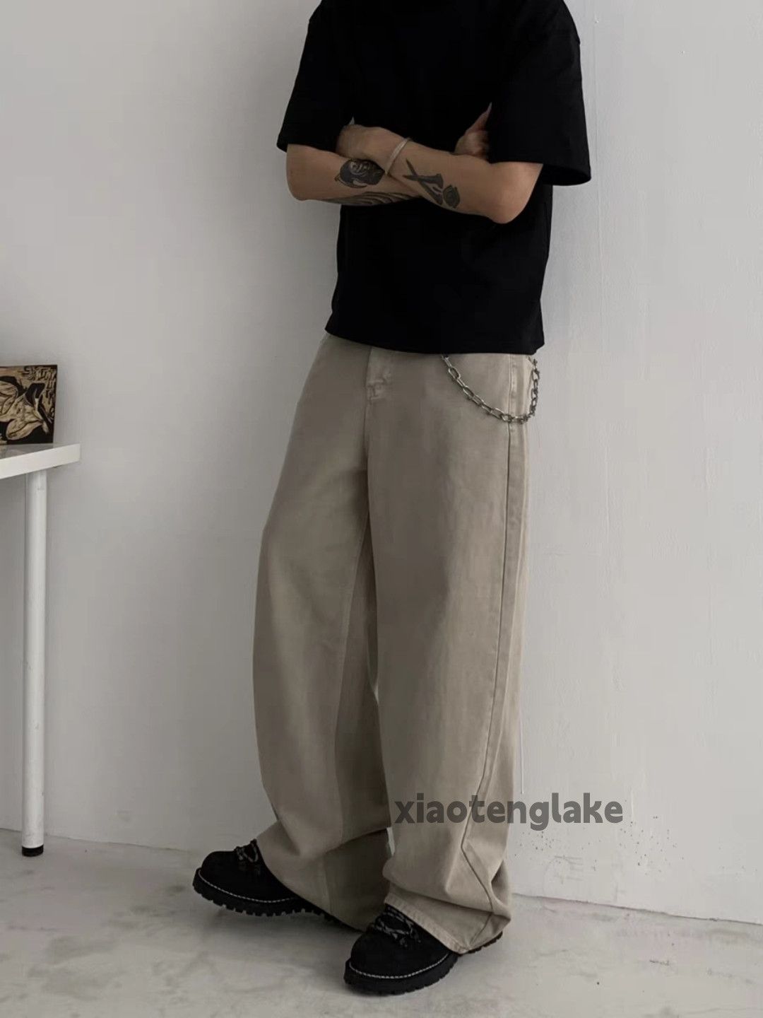 Jean × Vintage washed faded cleanfit yuppie loose baggy jeans Size US 26 / EU 42 - 2 Thumbnail