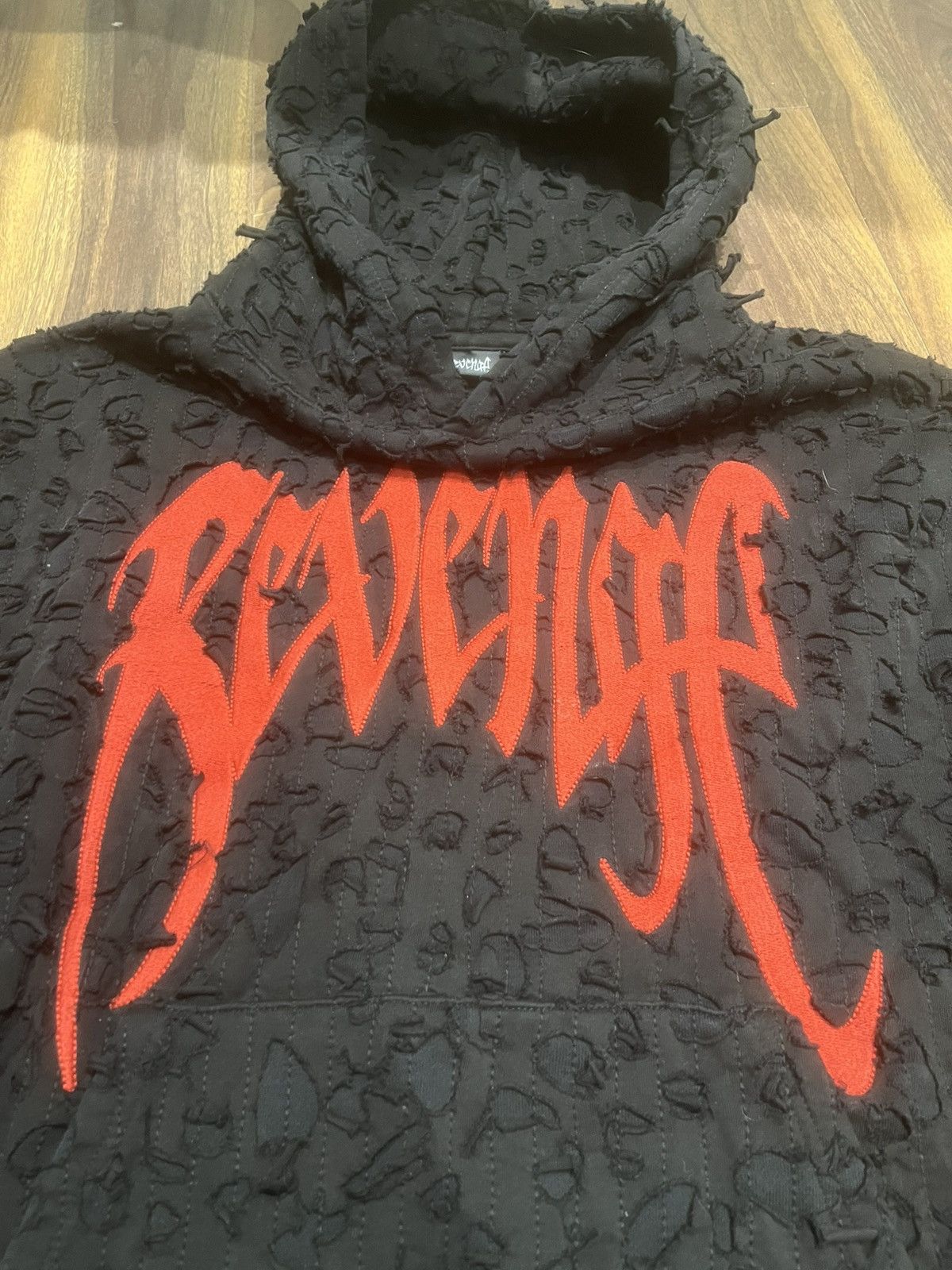 Revenge Revenge Bred Thrashed Arch Logo Hoodie Size US L / EU 52-54 / 3 - 1 Thumbnail
