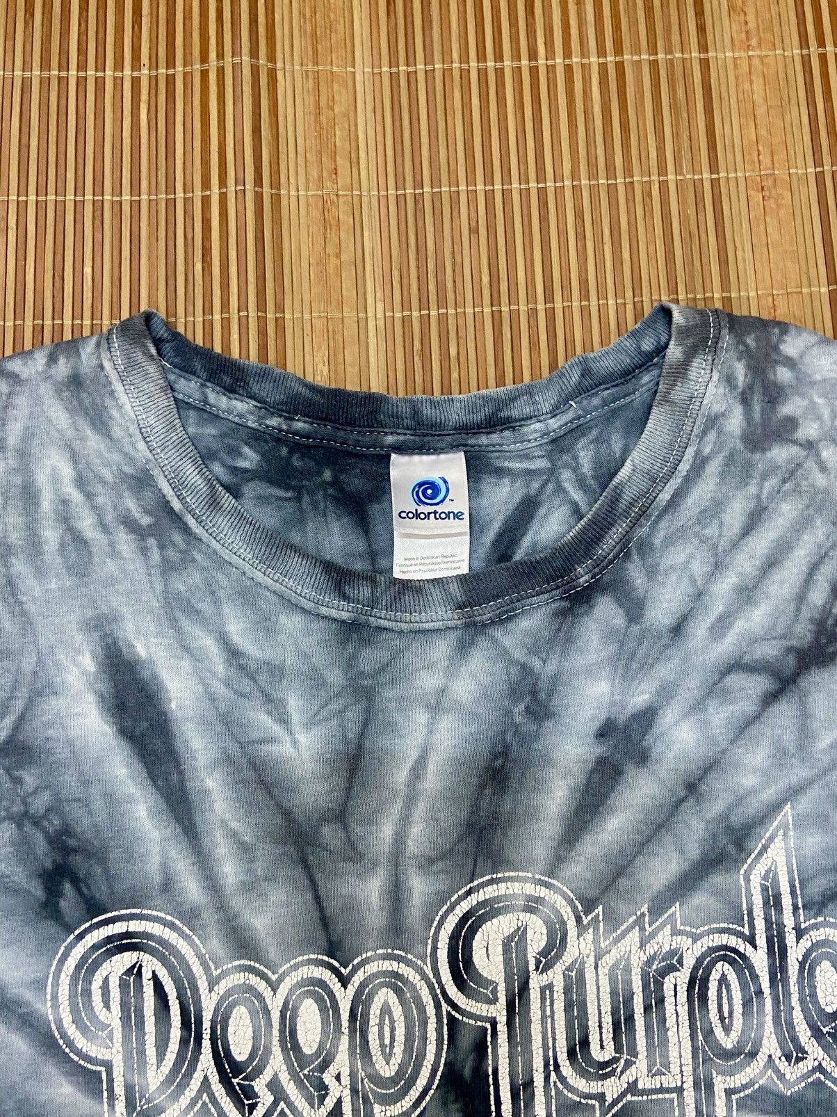 Band Tees DEEP PURPLE LONG GOODBYE TOUR IN JAPAN TYE DYE TEE Size US L / EU 52-54 / 3 - 5 Thumbnail