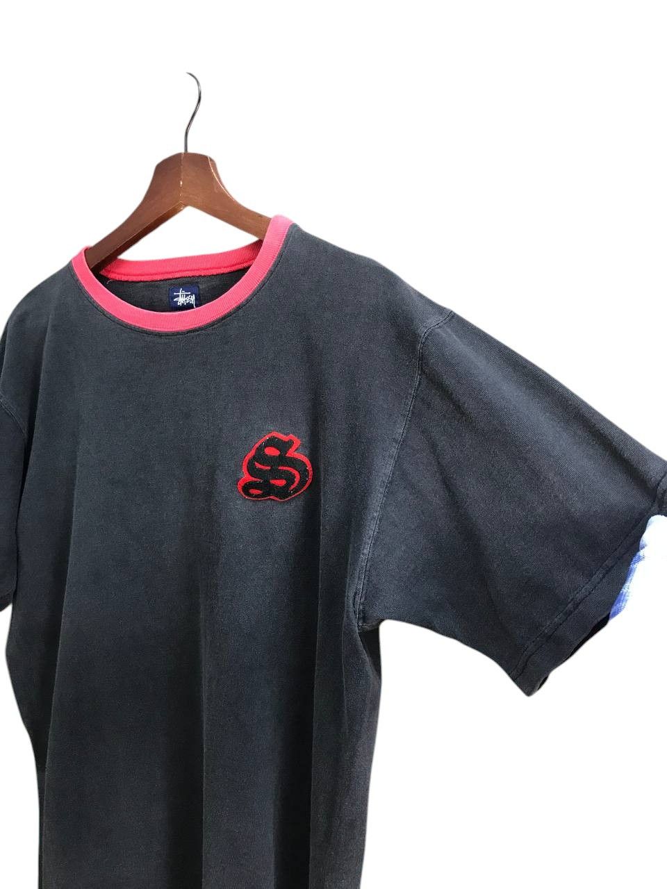 Stussy × Vintage RARE VINTAGE 90S STUSSY (S)SUPERMAN LOGO FADED BLACK REDNECK Size US M / EU 48-50 / 2 - 6 Thumbnail