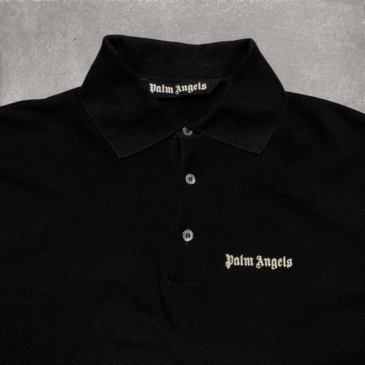 Palm Angels Palm Angels Small Polo Shirt Classic Black Top Size US S / EU 44-46 / 1 - 3 Thumbnail