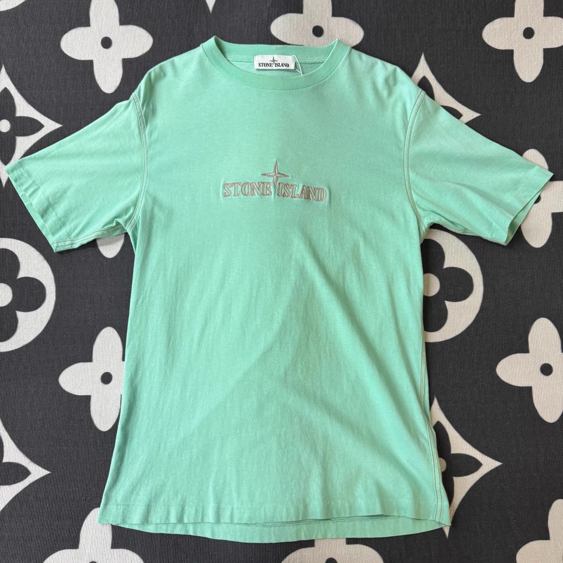 Stone Island Stone Island Mint Green Short Sleeve T‑shirt Q10 Size US M / EU 48-50 / 2 - 1 Thumbnail