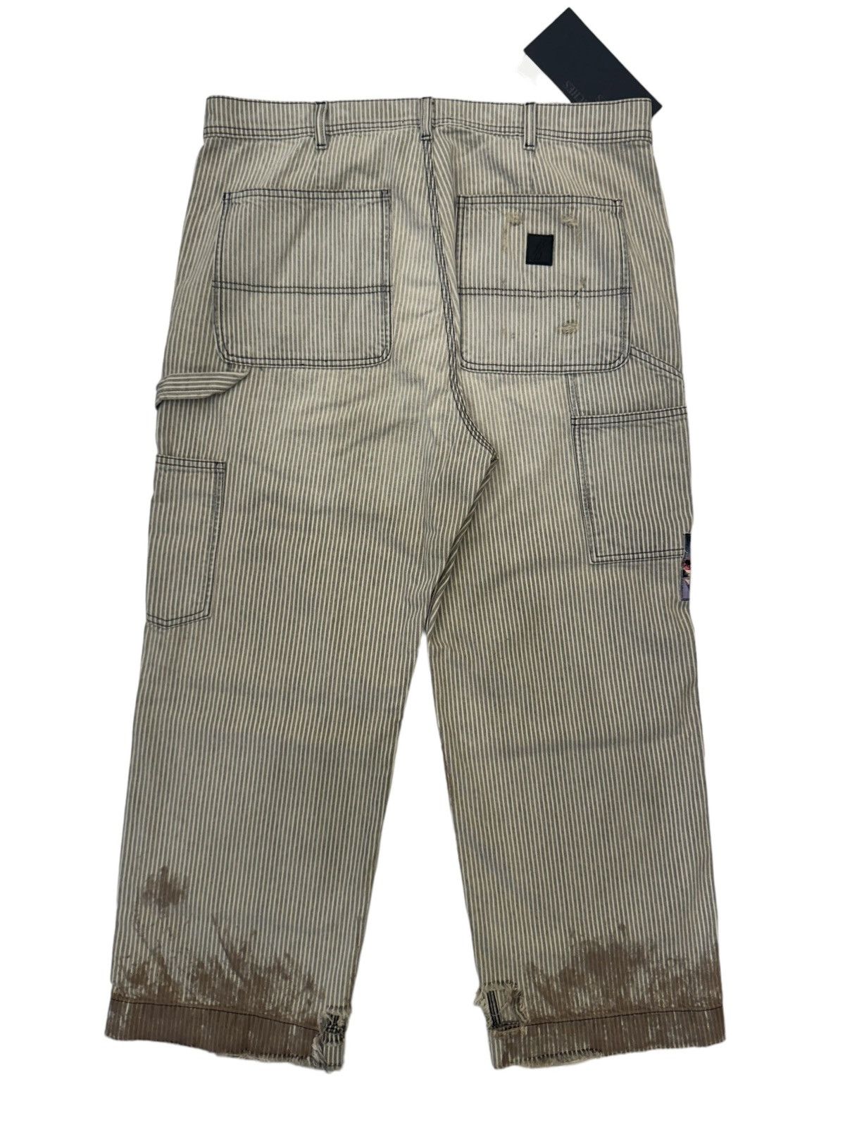 Enfants Riches Deprimes ERD Hickory Striped Paint Carpenter Pants Shuji Version Size US 36 / EU 52 - 3 Thumbnail