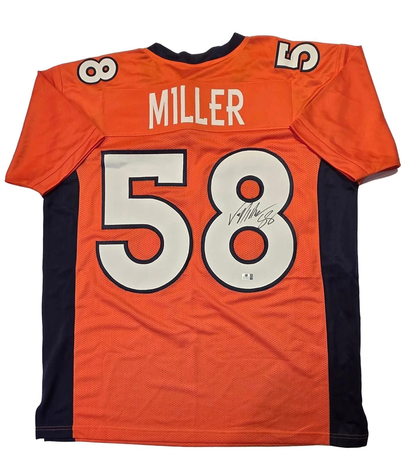 Other Von Miller Autographed Custom Football Jersey W/COA (XL) Size ONE SIZE - 2 Thumbnail