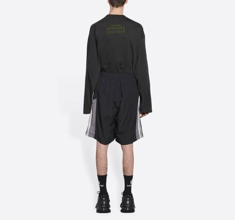 Balenciaga Balenciaga size M Black Side Stripe Double Hook Shorts Size US 26 / EU 42 - 5 Thumbnail
