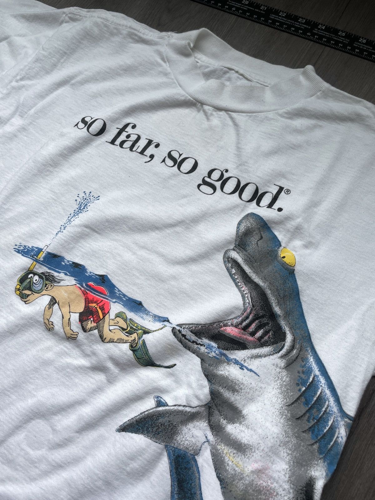 Vintage Vintage Bahamas “So far, so good ” Graphic T-shirt (No Sz) Size US XL / EU 56 / 4 - 2 Thumbnail