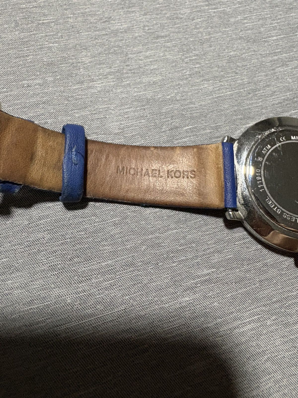 Michael Kors Michael Kors Pyper MK-2845 Blue Leather Quartz 38mm Watch Size ONE SIZE - 10 Thumbnail