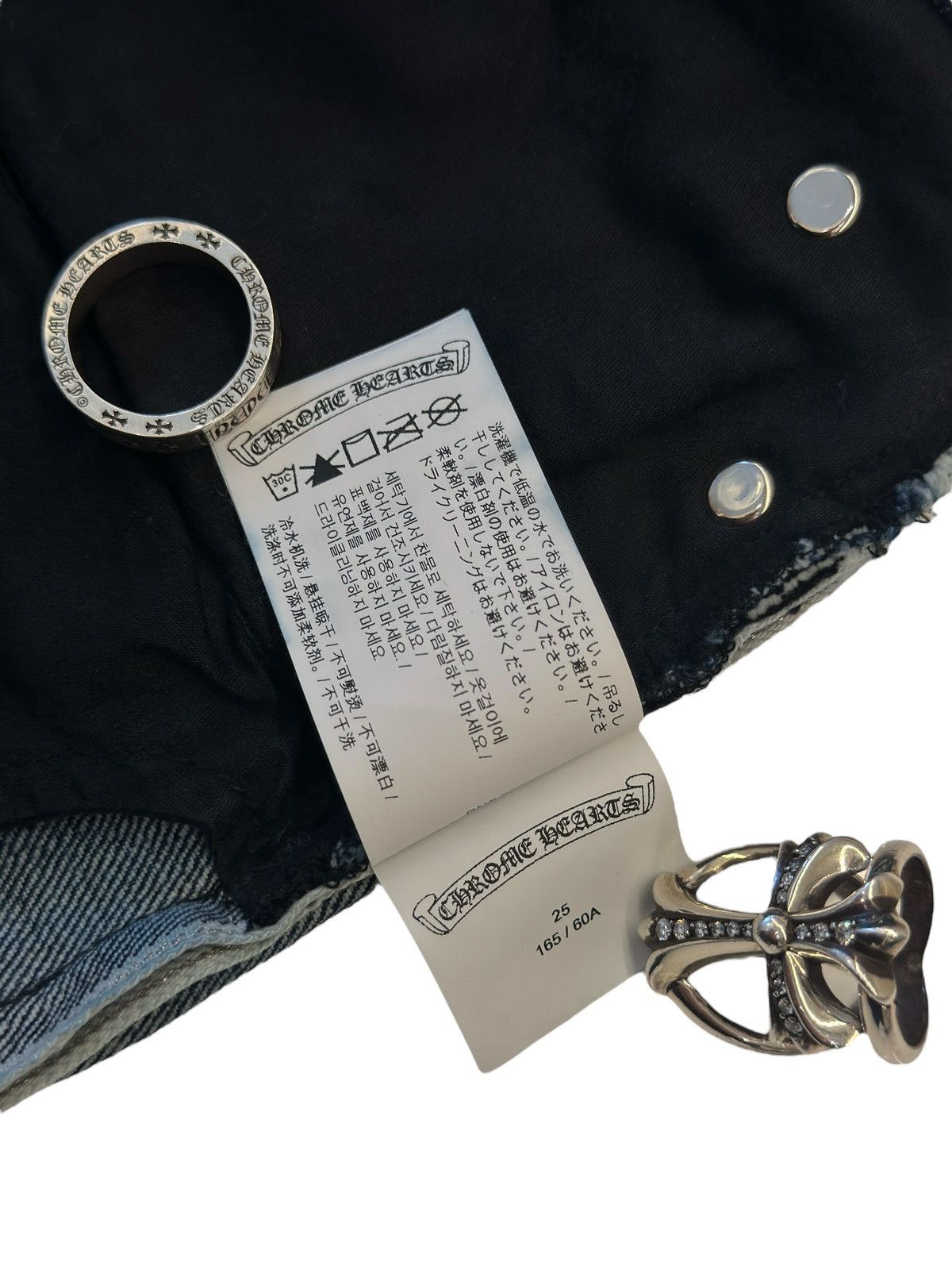 Chrome Hearts Chrome Hearts Denim Cross Patch On Denim Jeans Size 25" / US 0 / IT 36 - 13 Thumbnail