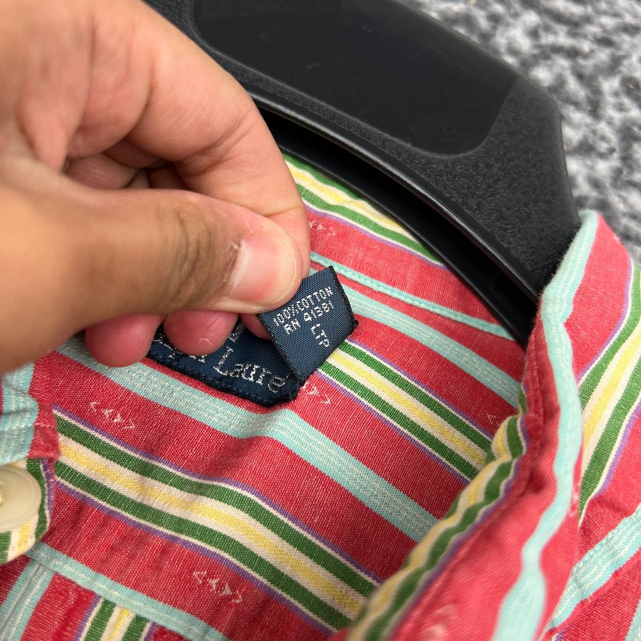 Polo Ralph Lauren Vintage Polo Ralph Lauren Button Up Shirt Men Striped L Size US L / EU 52-54 / 3 - 5 Thumbnail