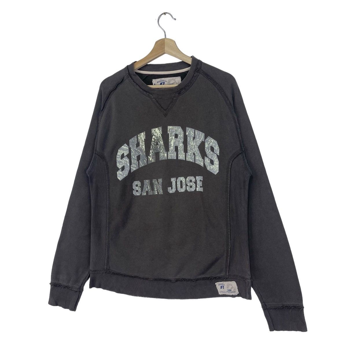 NHL × Vintage Vintage San Jose Sharks Sweatshirt Size US M / EU 48-50 / 2 - 2 Thumbnail