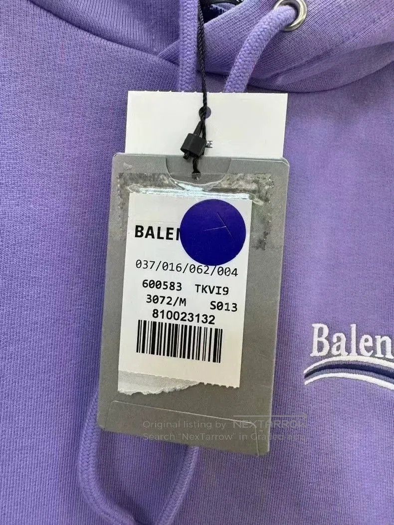 Balenciaga Balenciaga Purple Coke Hoodie. Size US M / EU 48-50 / 2 - 5 Thumbnail