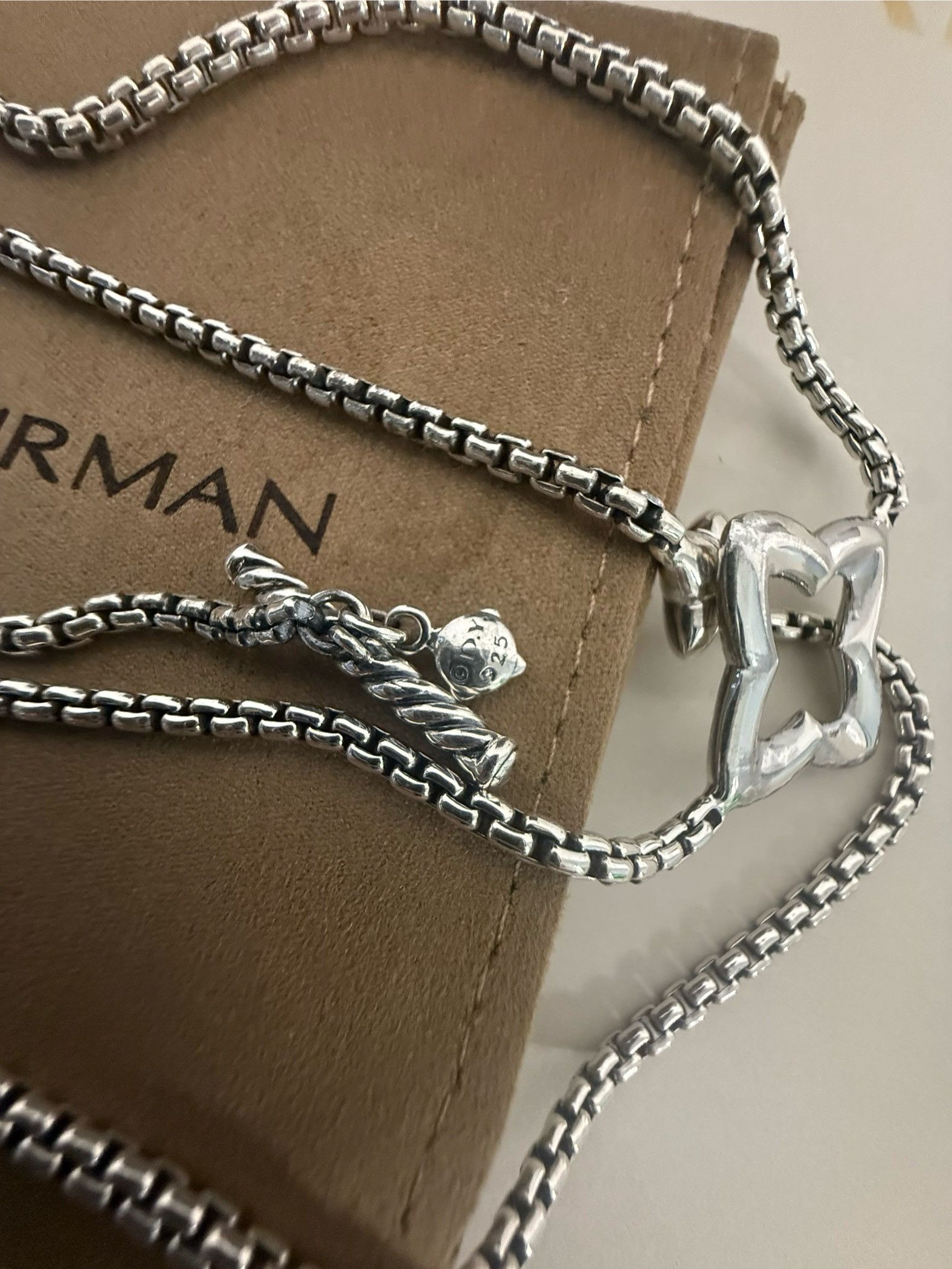 David Yurman Quatrefoil Sterling Chain Neckalce 36" Size ONE SIZE - 2 Thumbnail