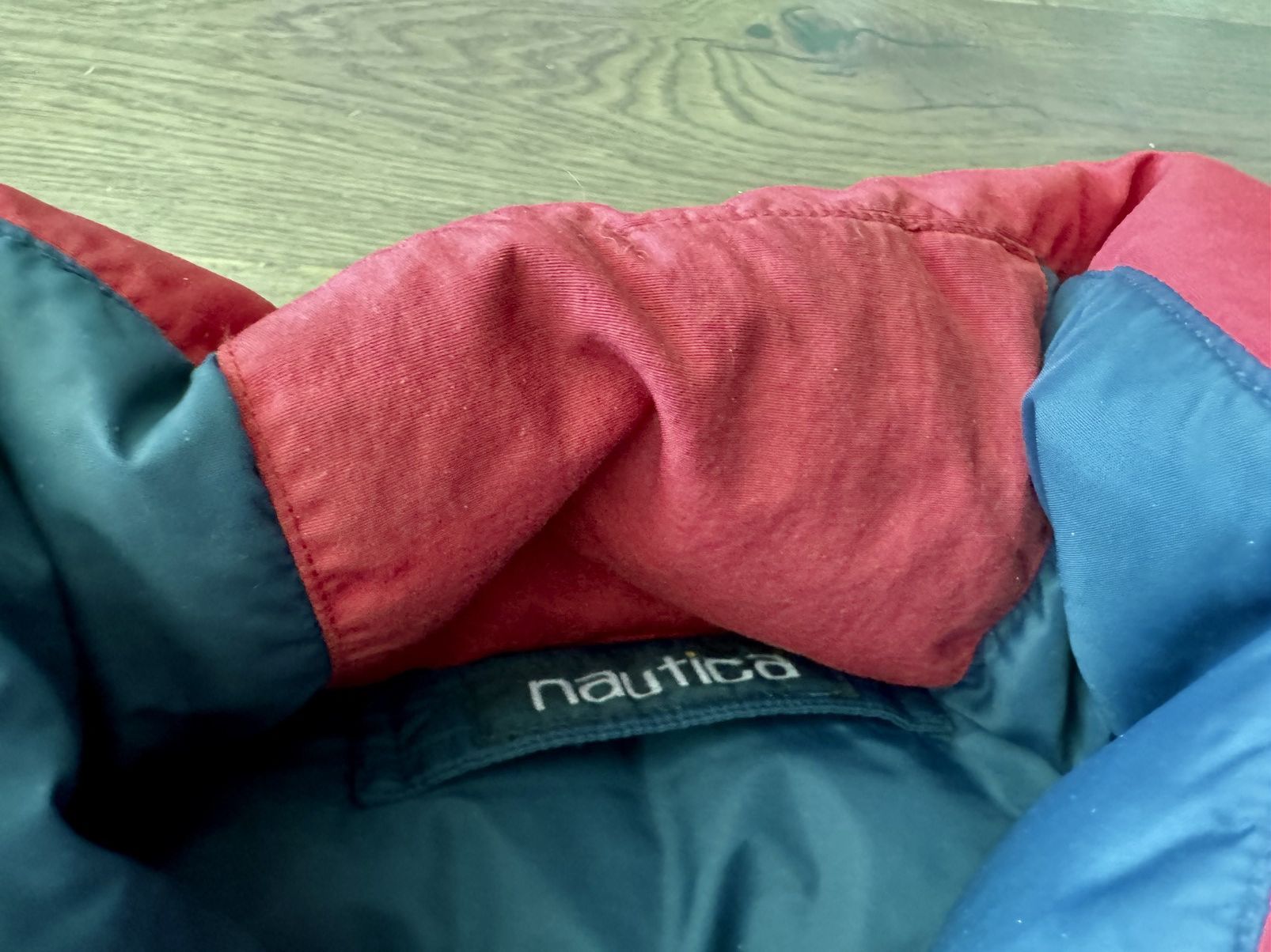 Nautica × Vintage Nautica Vintage Red Blue Puffer Jacket Size US M / EU 48-50 / 2 - 9 Thumbnail