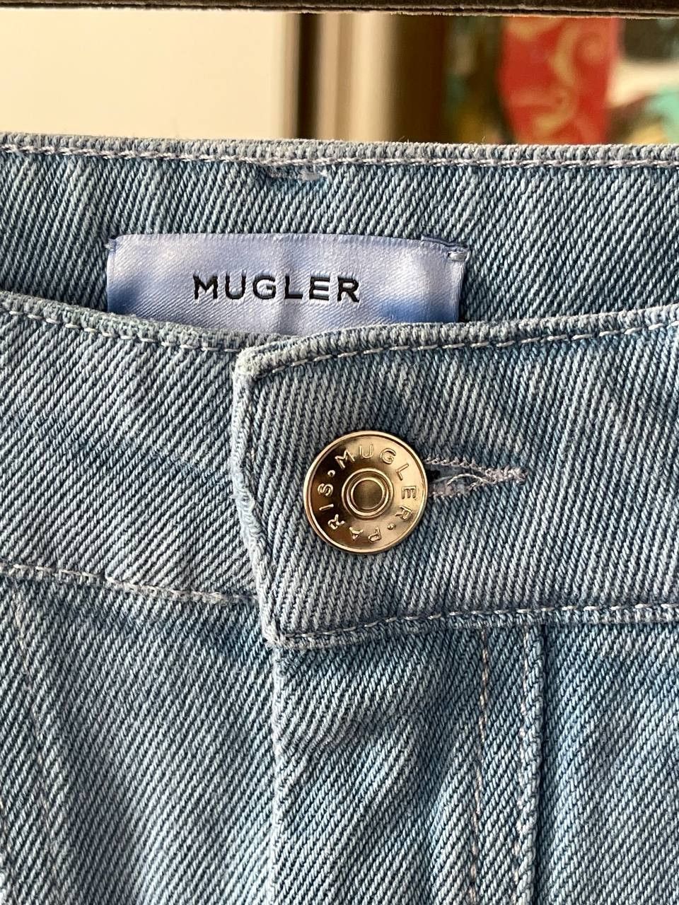 Mugler Mugler Spiral Denim Pants Size 26" / US 2 / IT 38 - 3 Thumbnail