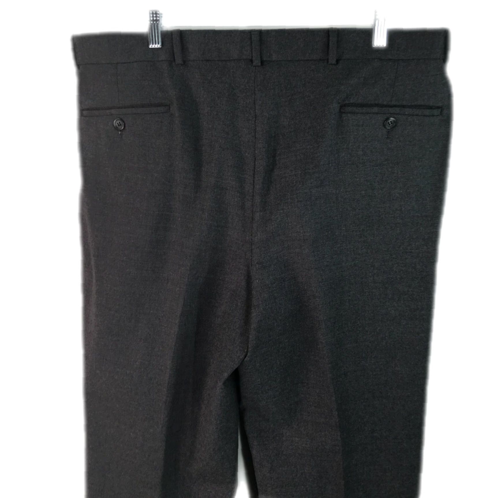 Vintage VINTAGE Ballin Mens Dress Pants Size 36 Black Straight Leg Pleated Front Business Casual Formal Size US 36 / EU 52 - 5 Thumbnail