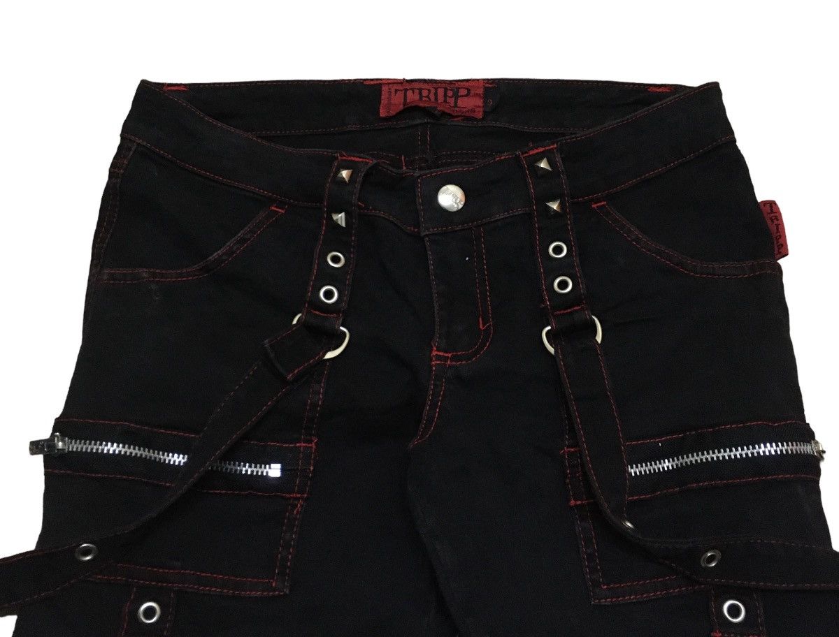 If Six Was Nine Rare Design Vintage Tripp Bondage Avant Garde Pants 1990s Size US 30 / EU 46 - 3 Thumbnail