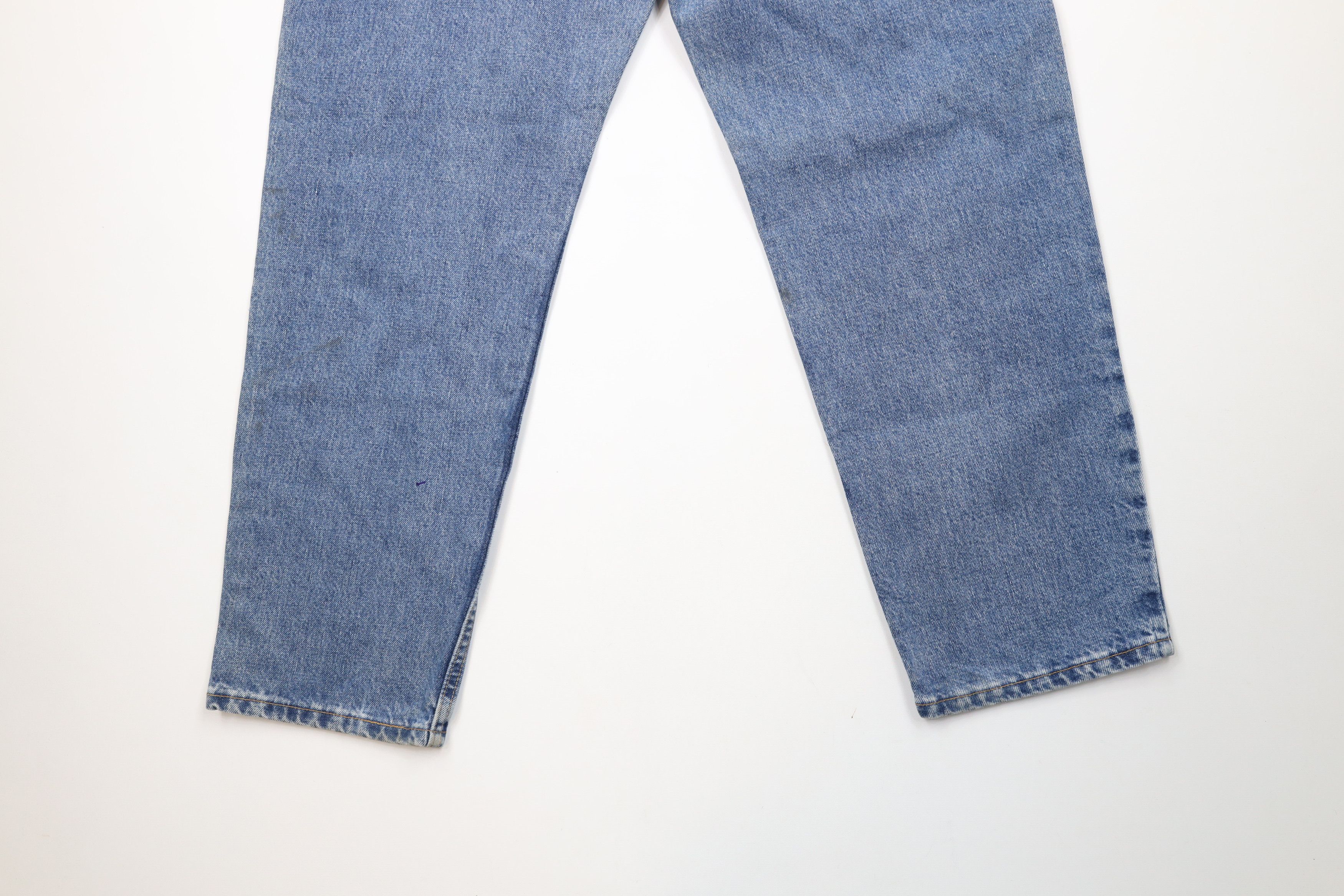 Levi's × Vintage Vintage 90s Levis 550 Relaxed Fit Denim Jeans Blue USA Size US 38 / EU 54 - 15 Thumbnail