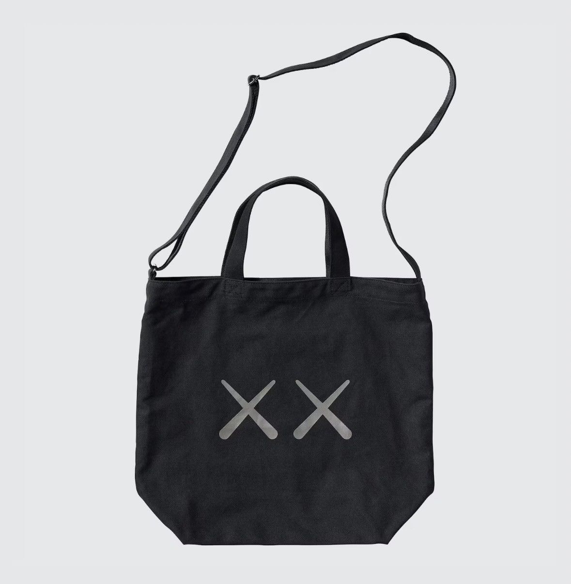 Andy Warhol × Japanese Brand × Kaws KAWS + Warhol 2Way Tote Bag Black Size ONE SIZE - 4 Thumbnail