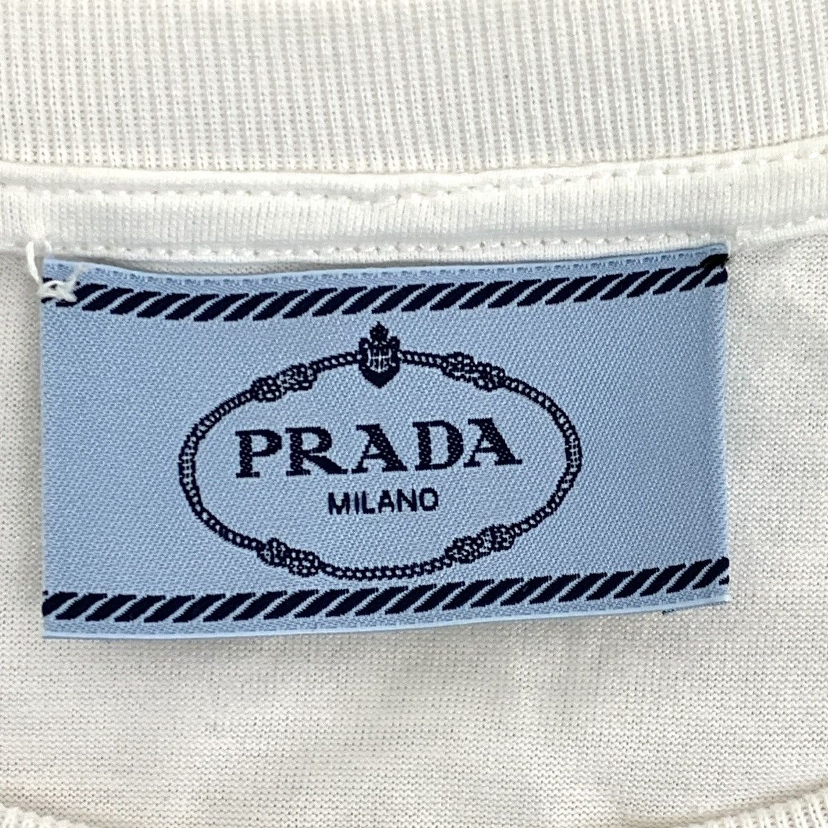 Prada Prada Pocket Floral Embroidered Short Sleeve T-shirt K26WX Size US L / EU 52-54 / 3 - 6 Thumbnail