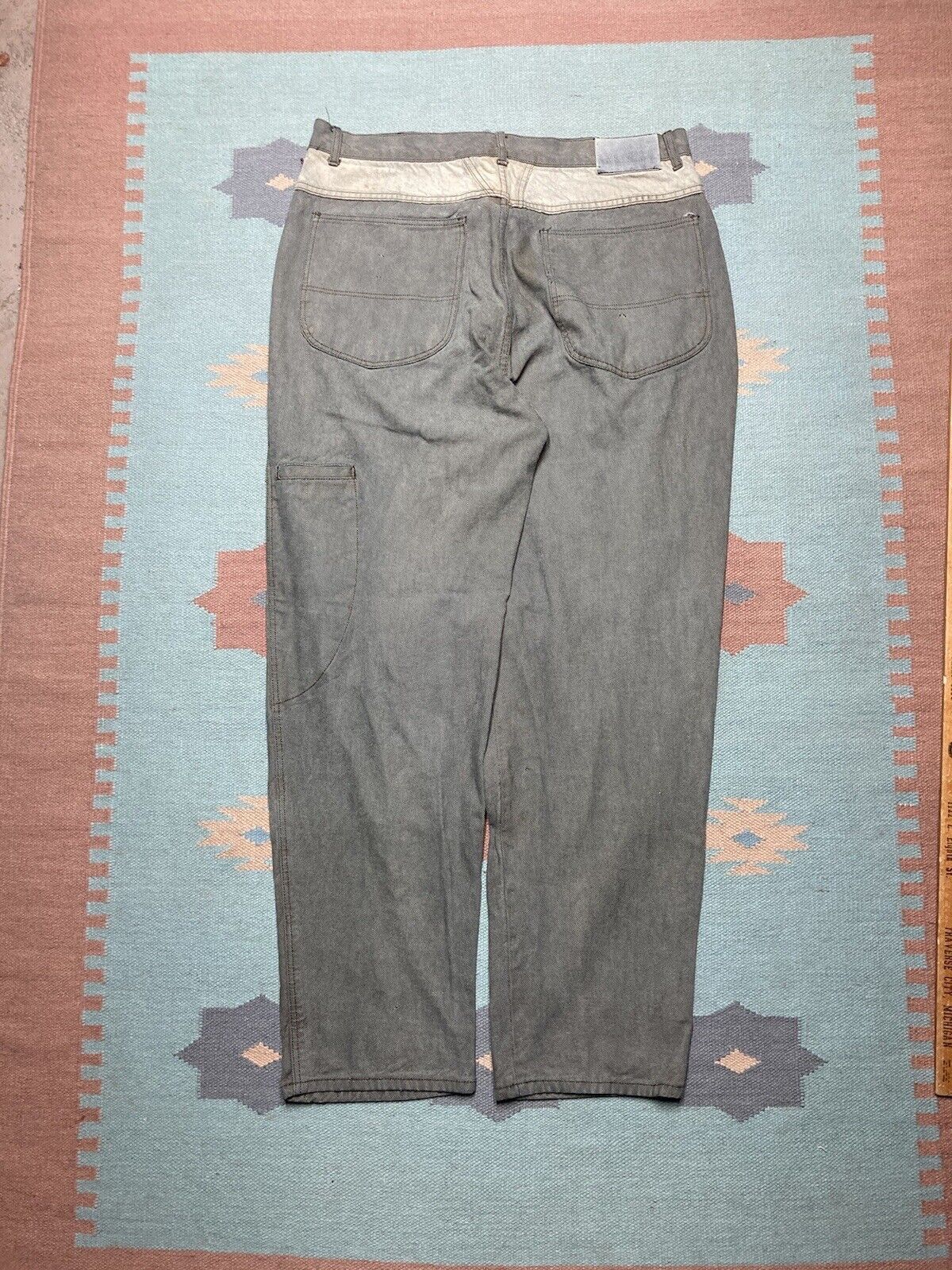 y2k baggy jeans marithe francois girbaud skater wide 40x34