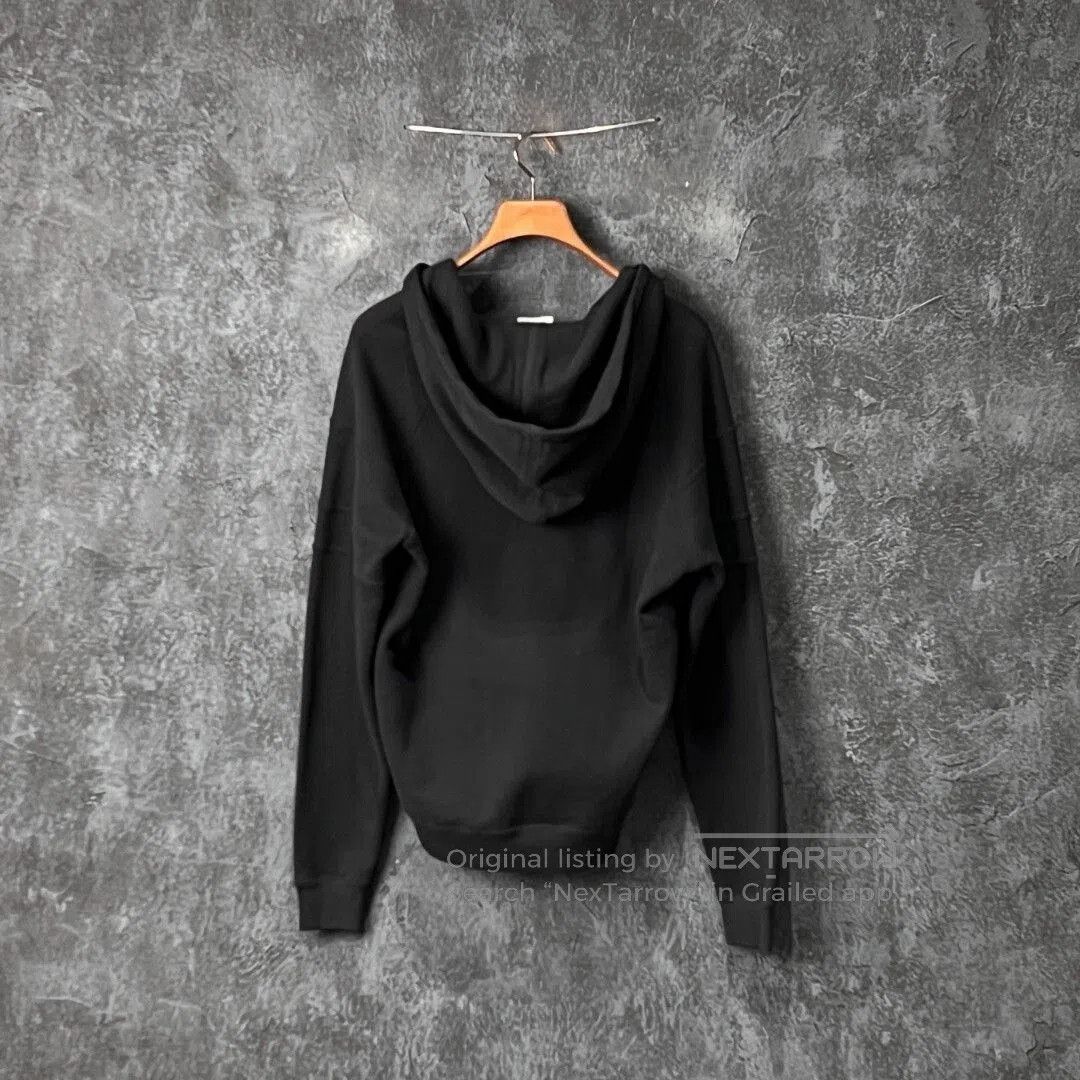 Saint Laurent Paris Saint Laurent Black Cotton Hoodie. Size US M / EU 48-50 / 2 - 2 Thumbnail