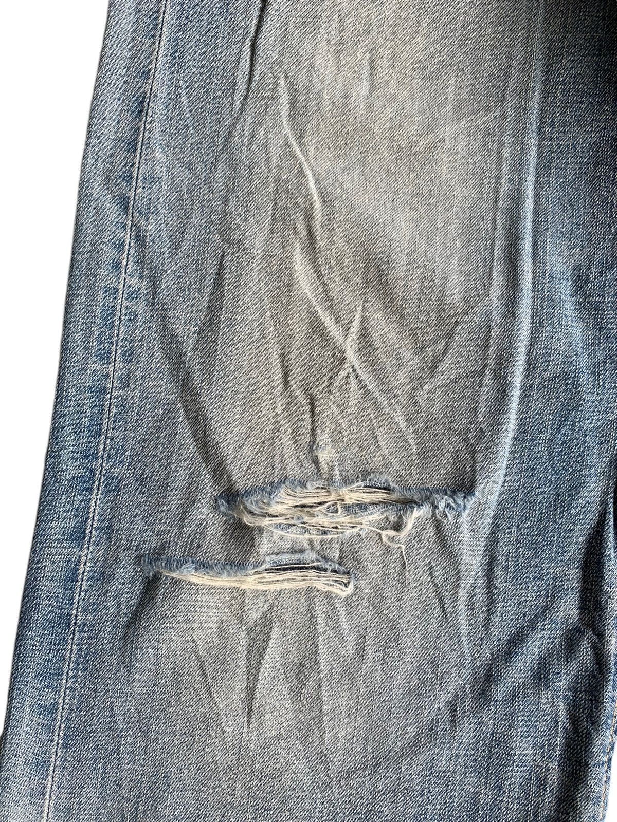 Edwin × Kapital × Vintage EDWIN 505Z SELVEDGE DISTRESSED DENIM Size US 29 - 17 Thumbnail