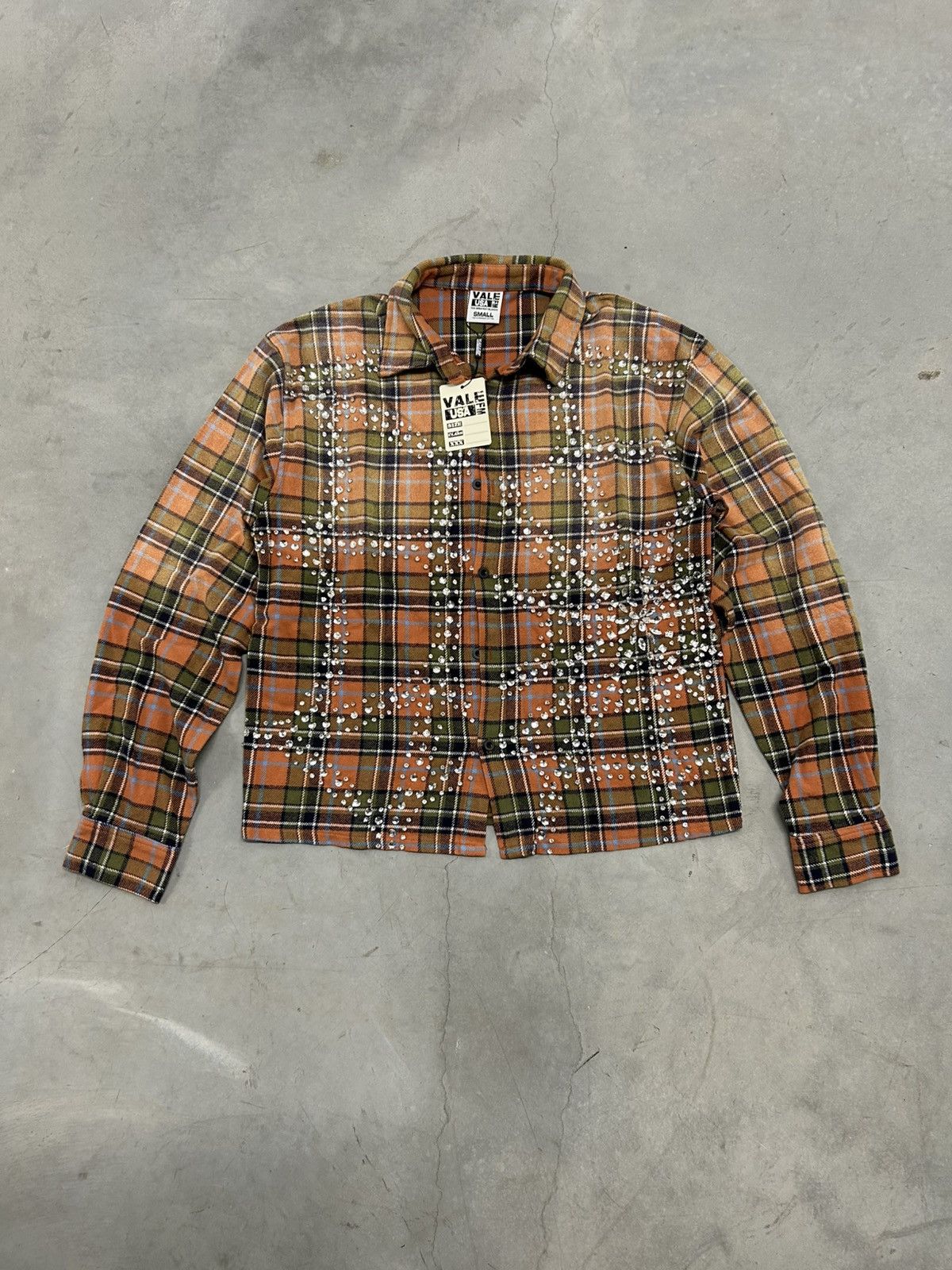 Vale Vale Forever Valley Studded Orange Pumpkin Patch Flannel Size US S / EU 44-46 / 1 - 1 Thumbnail