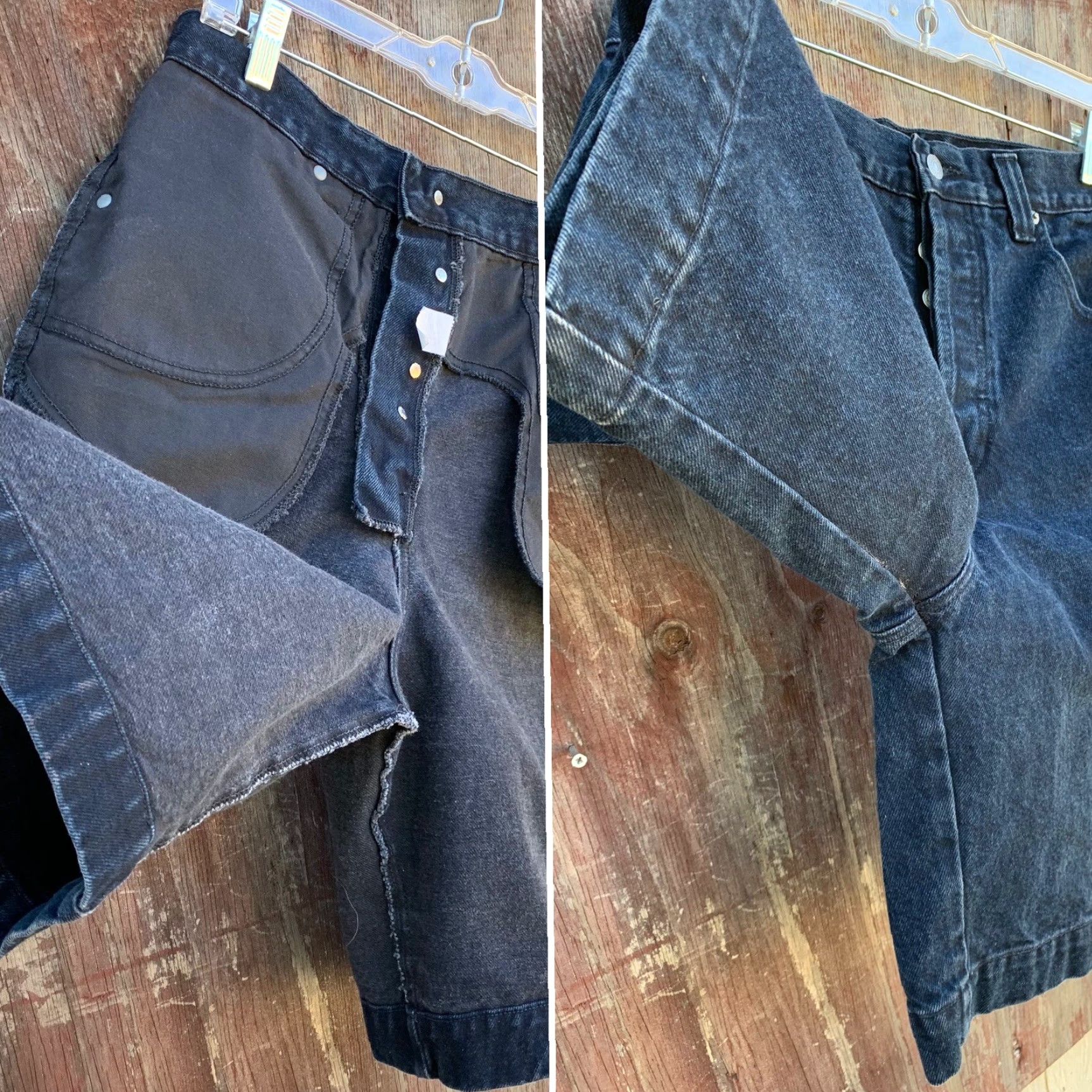 Banana Republic vtg Banana Republic Safari & Travel Co denim shorts Jorts 80s Size 12 Blue Denim 5 pocket Button fly Mens Womens Boys Girls Size 34" / US 12 / IT 48 - 7 Thumbnail
