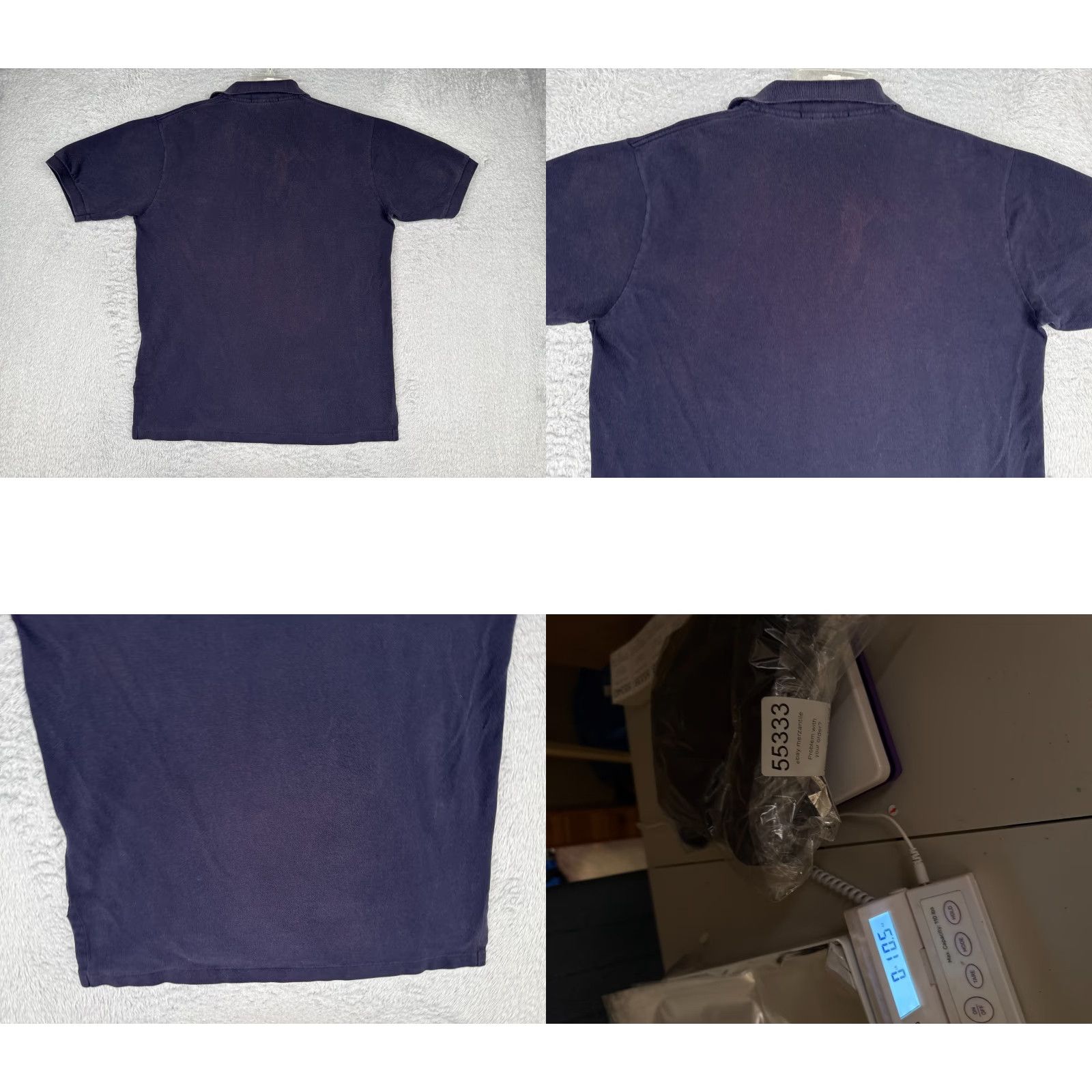 Ralph Lauren VINTAGE Ralph Lauren Polo Shirt Adult Large Blue 100% Cotton Short Sleeve Golf Golfer Embroidered Logo Mens Modern American Sports Polo Shirt Size US L / EU 52-54 / 3 - 9 Thumbnail