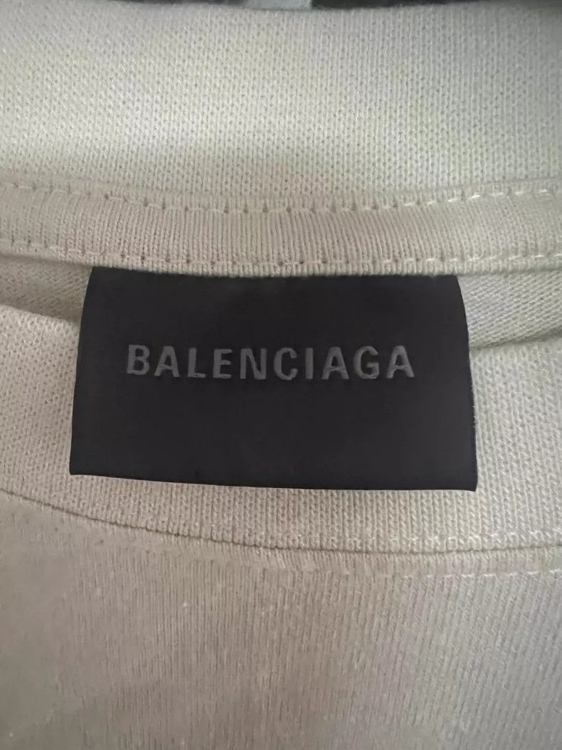 Balenciaga Balenciaga Front and Back Embroidered Letter Short Sleeve Size US XS / EU 42 / 0 - 4 Thumbnail