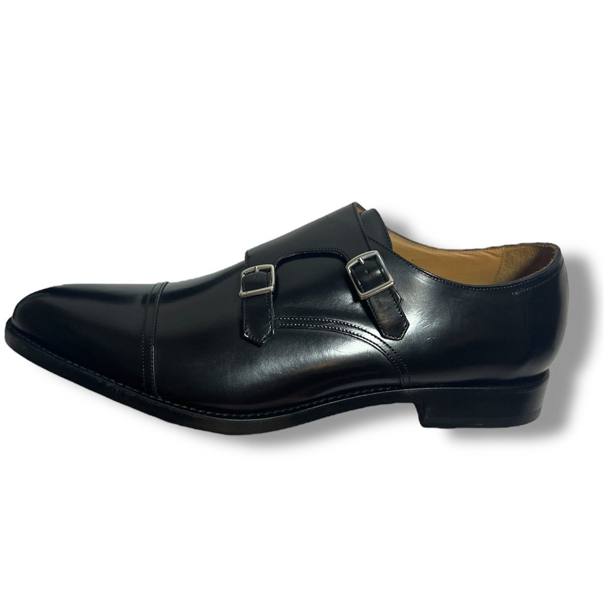 Suitsupply Men Suitsupply Black Double Monk Strap Leather Size US13 Size US 13 / EU 46 - 2 Thumbnail