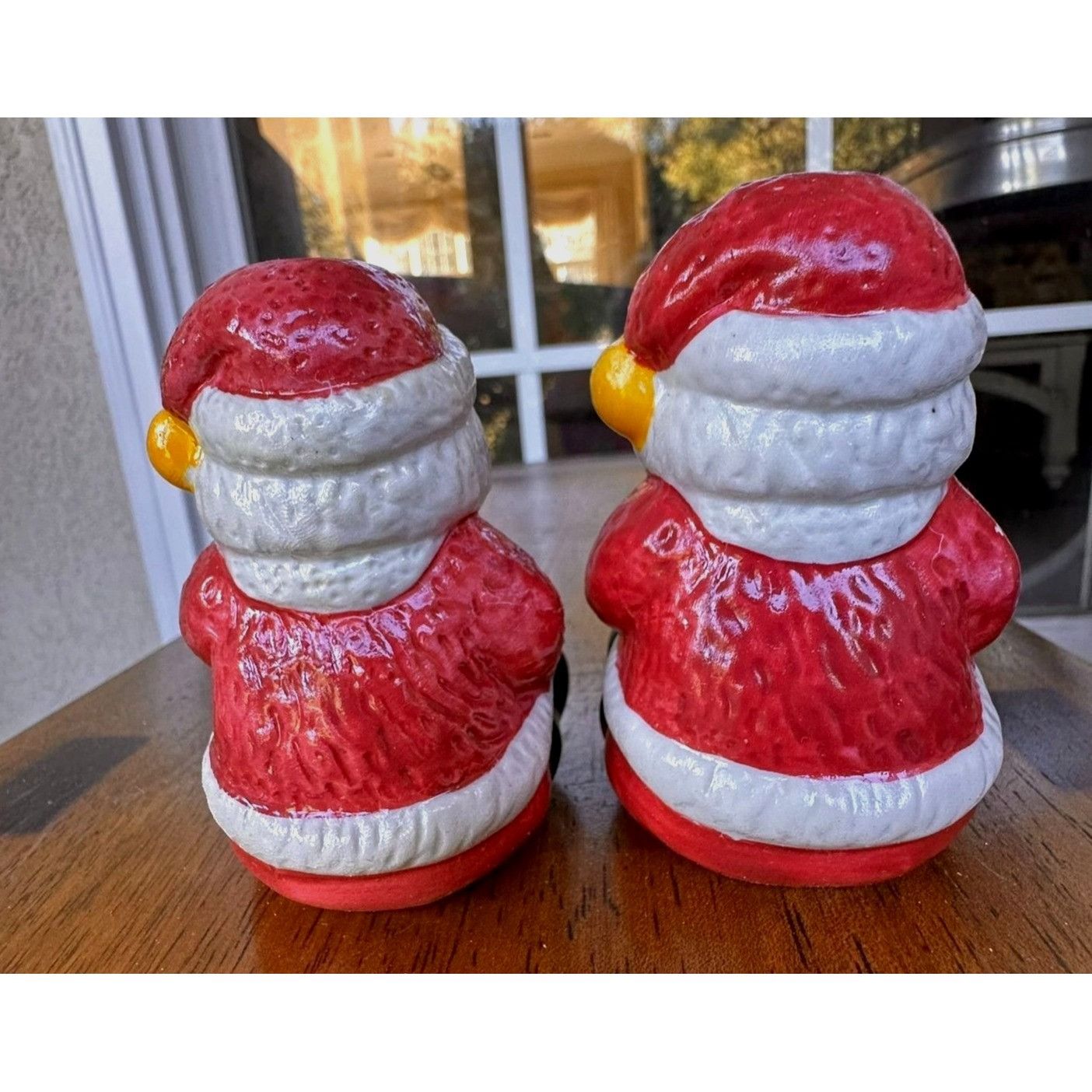 Handmade × Vintage Santa Claus Salt Pepper Shakers Christmas Bear New in Box Vi Size ONE SIZE - 5 Thumbnail