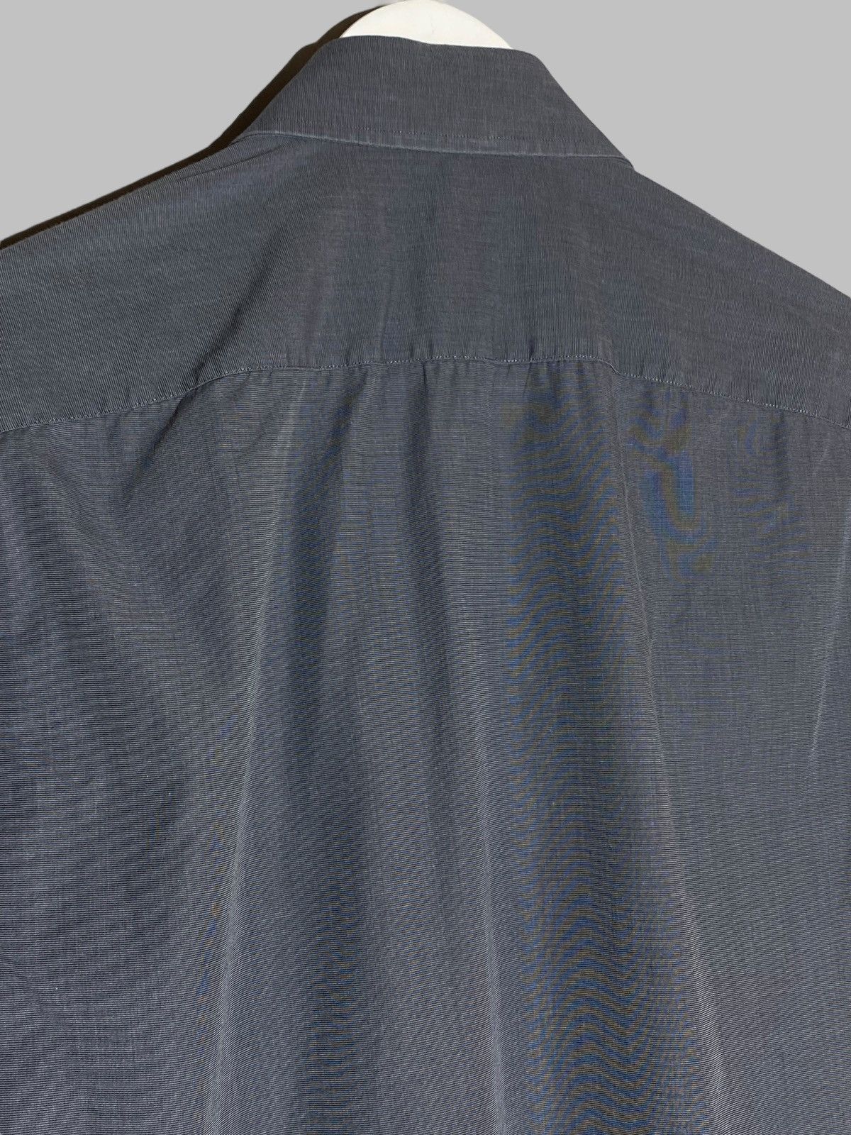 Gucci Vintage Gucci Gray Button Up Dress Shirt Rare Size US M / EU 48-50 / 2 - 6 Thumbnail