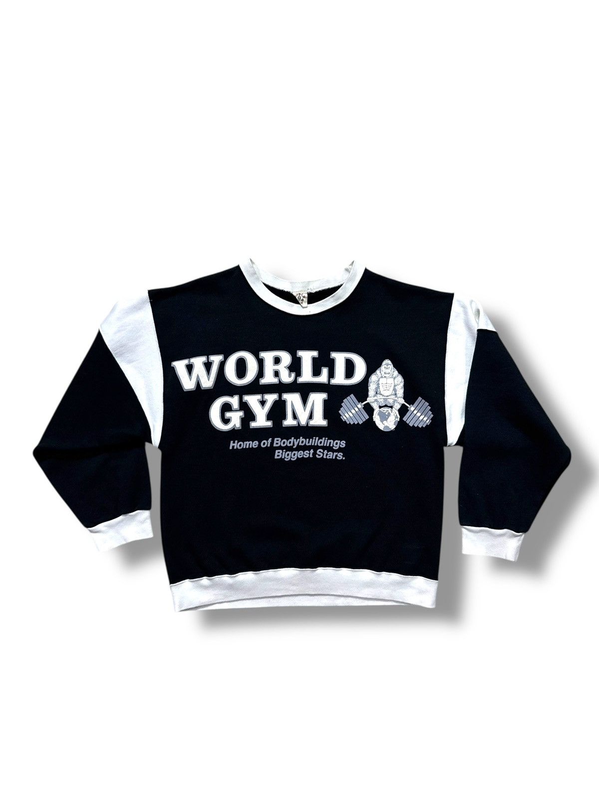 Vintage *RARE* VINTAGE 90s WORLD GYM JAPAN GORILLA SWEATER Size US M / EU 48-50 / 2 - 1 Thumbnail