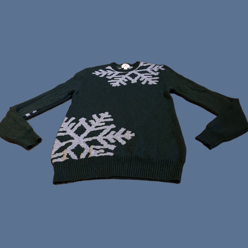 Brooks Brothers Brooks Brothers Red Fleece Snowflake Christmas Sweater Men’s Small Green Size US S / EU 44-46 / 1 - 1 Thumbnail