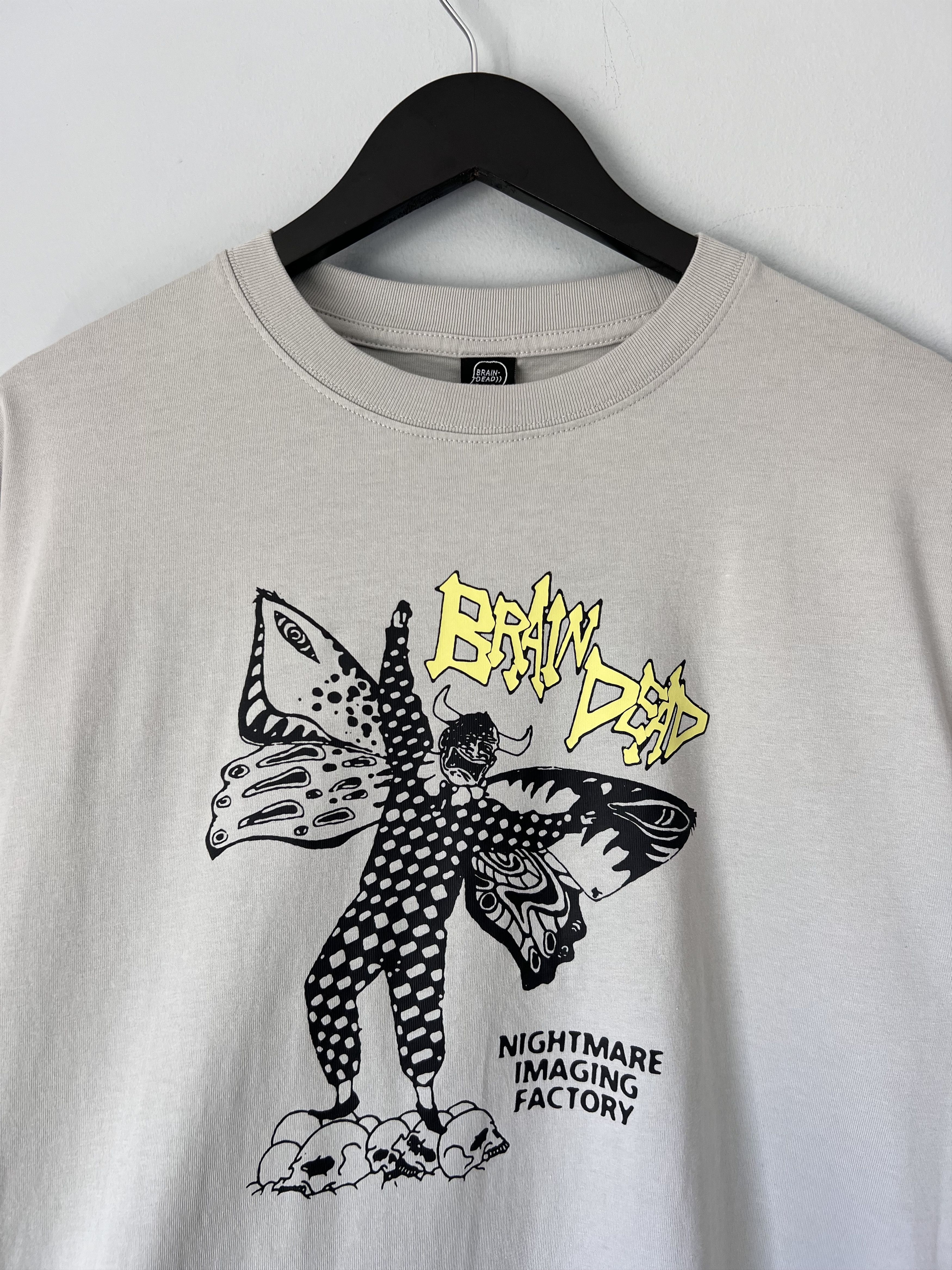 Brain Dead Brain Dead Nightmare Factory Tee in Cement Grey Size US M / EU 48-50 / 2 - 2 Thumbnail
