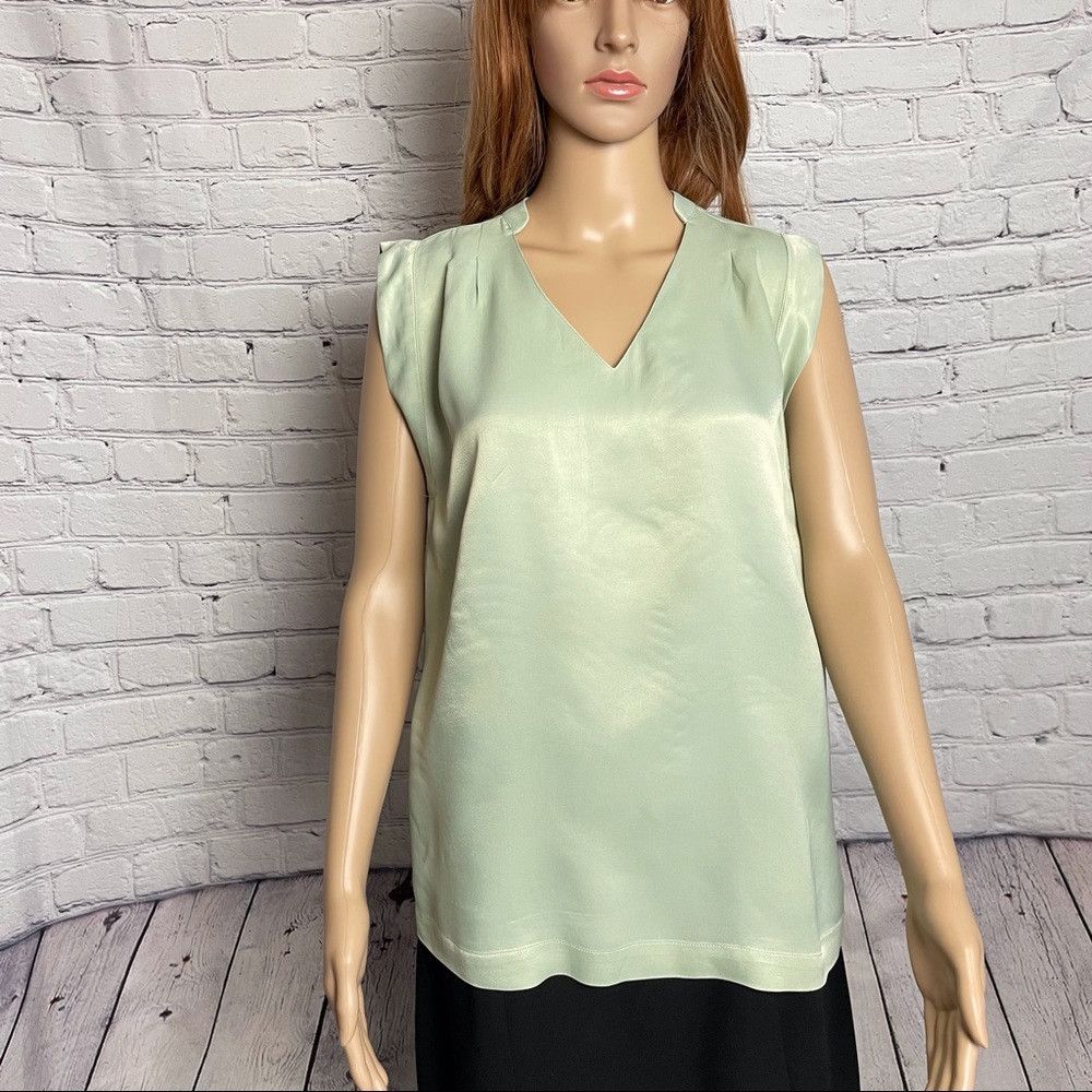 Scotch & Soda NWT New SCOTCH & SODA Silky Pleated Top Mint Size M Size M / US 6-8 / IT 42-44 - 8 Thumbnail