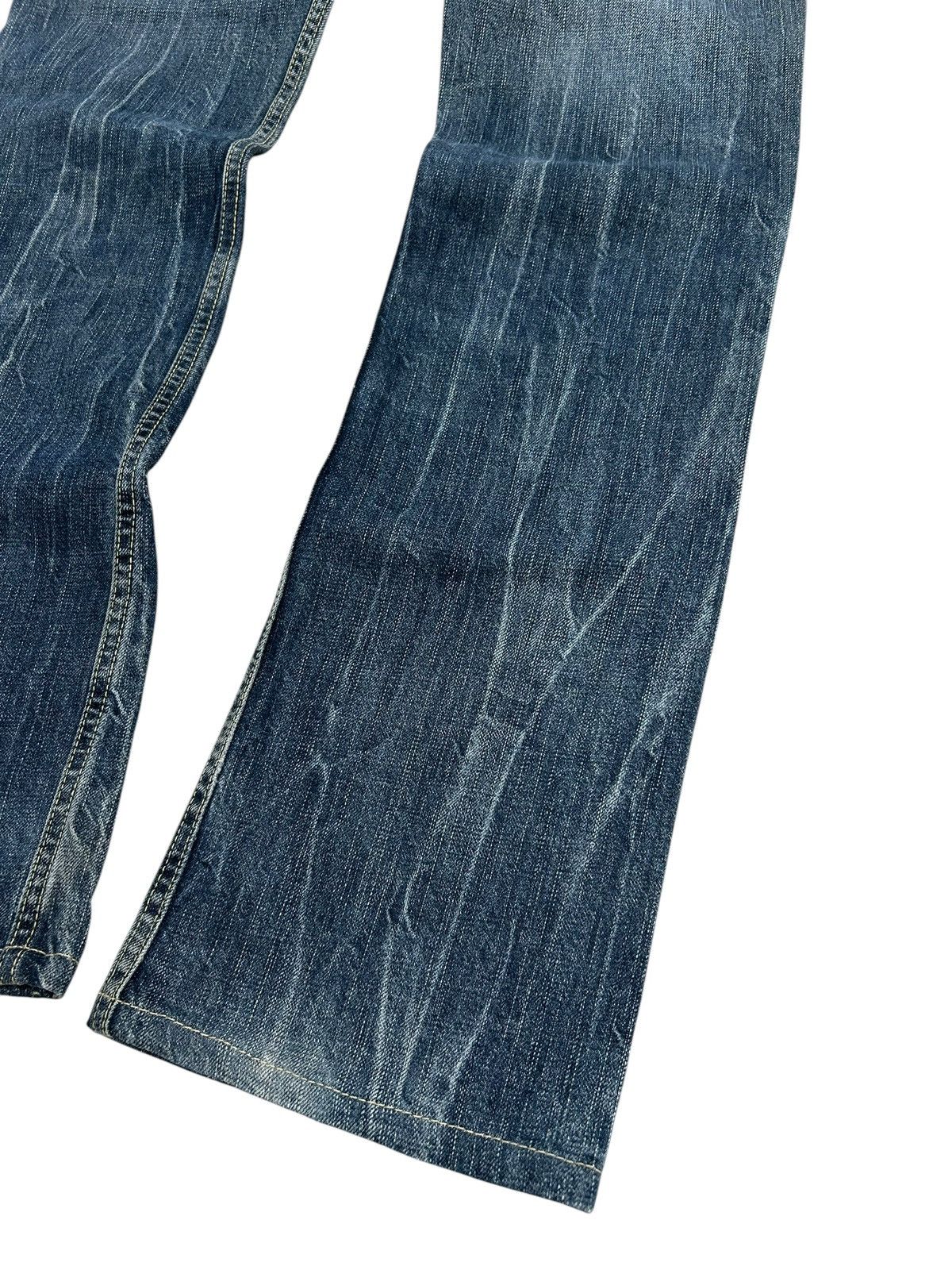 Japanese Brand × Tornado Mart Winger Japan Patch Embellishments Blue Way Distressed Jean Size US 31 - 14 Thumbnail