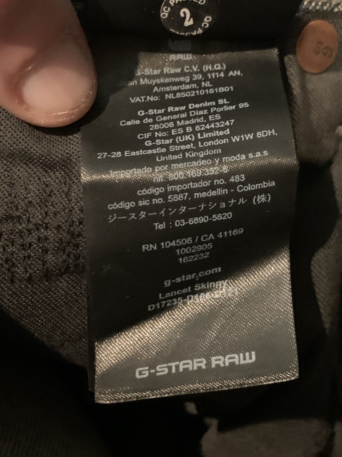 Designer × G-Star *RARE* New G-Star Raw Lancet Distressed Japanese Denim Jeans Size US 32 / EU 48 - 14 Thumbnail