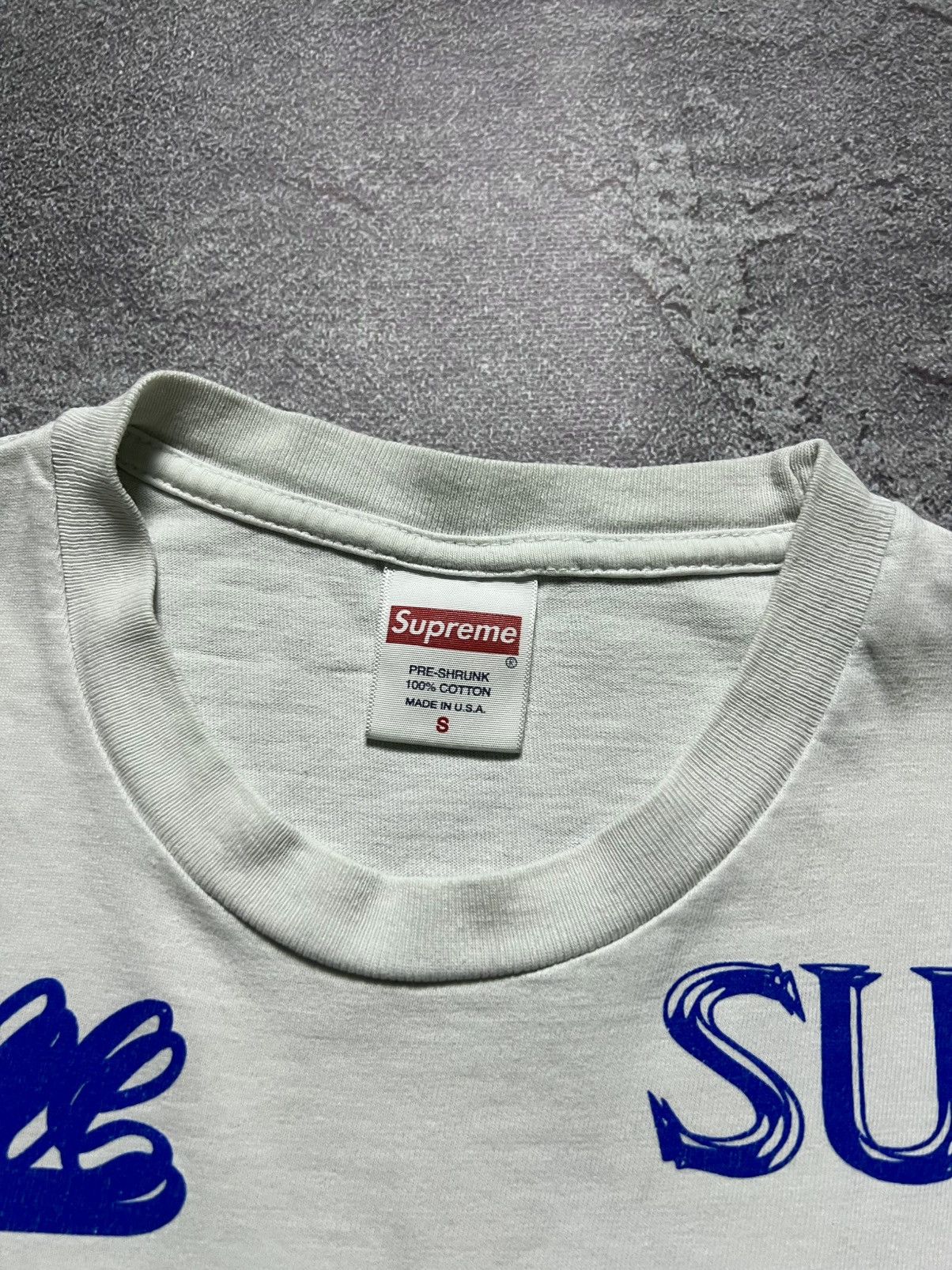 Supreme Vintage Supreme Multi Logo Tee Shirt Monogram Size US S / EU 44-46 / 1 - 4 Thumbnail