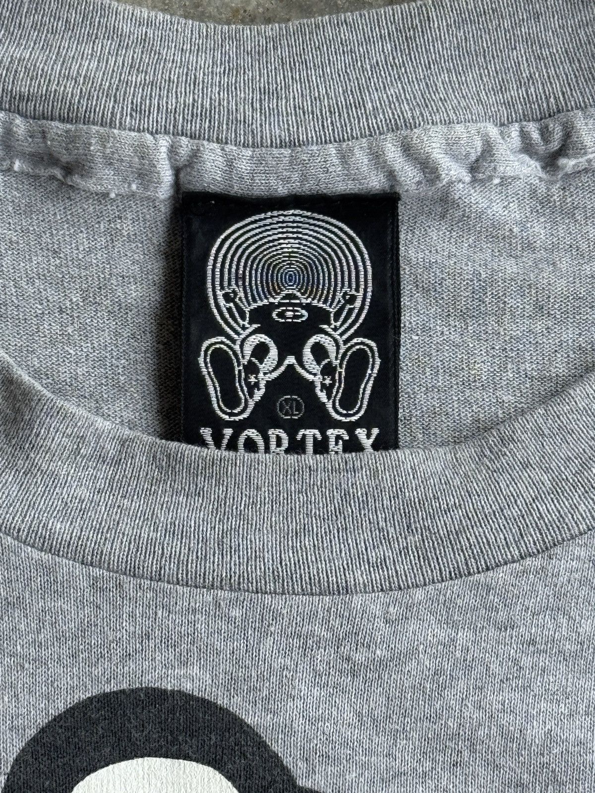 Japanese Brand × Vintage *RARE* Vintage 90s T-Shirt Vortex Atom Bomb Rave Gabber Tee Size US L / EU 52-54 / 3 - 5 Thumbnail