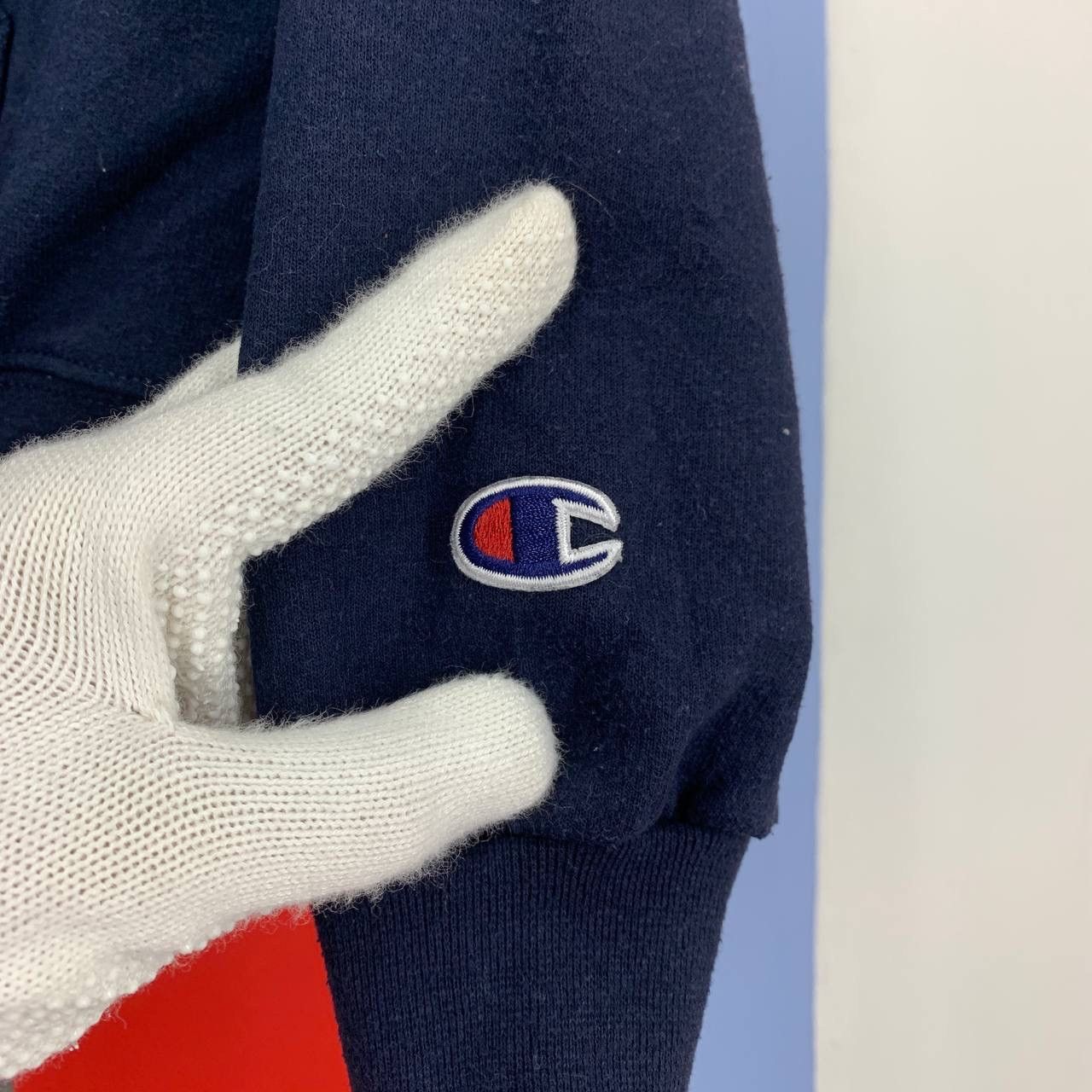 Champion Y2K Vintage CHAMPION Hoodie Pullover #2401-12 Size US M / EU 48-50 / 2 - 4 Thumbnail